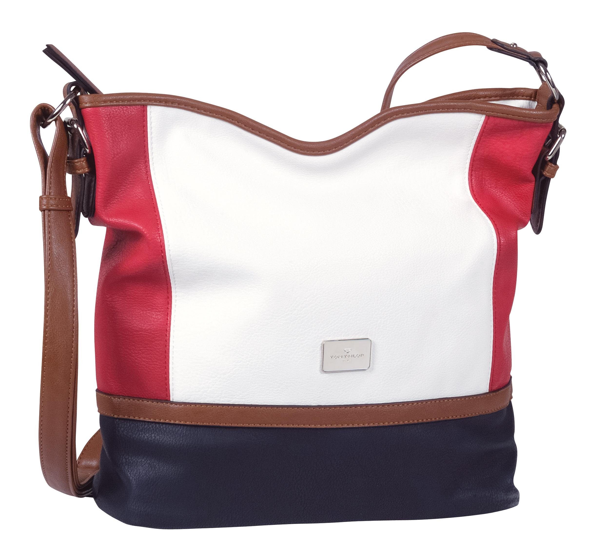 Tom Tailor Hobo-tas Juna in trendy kleurencombinatie