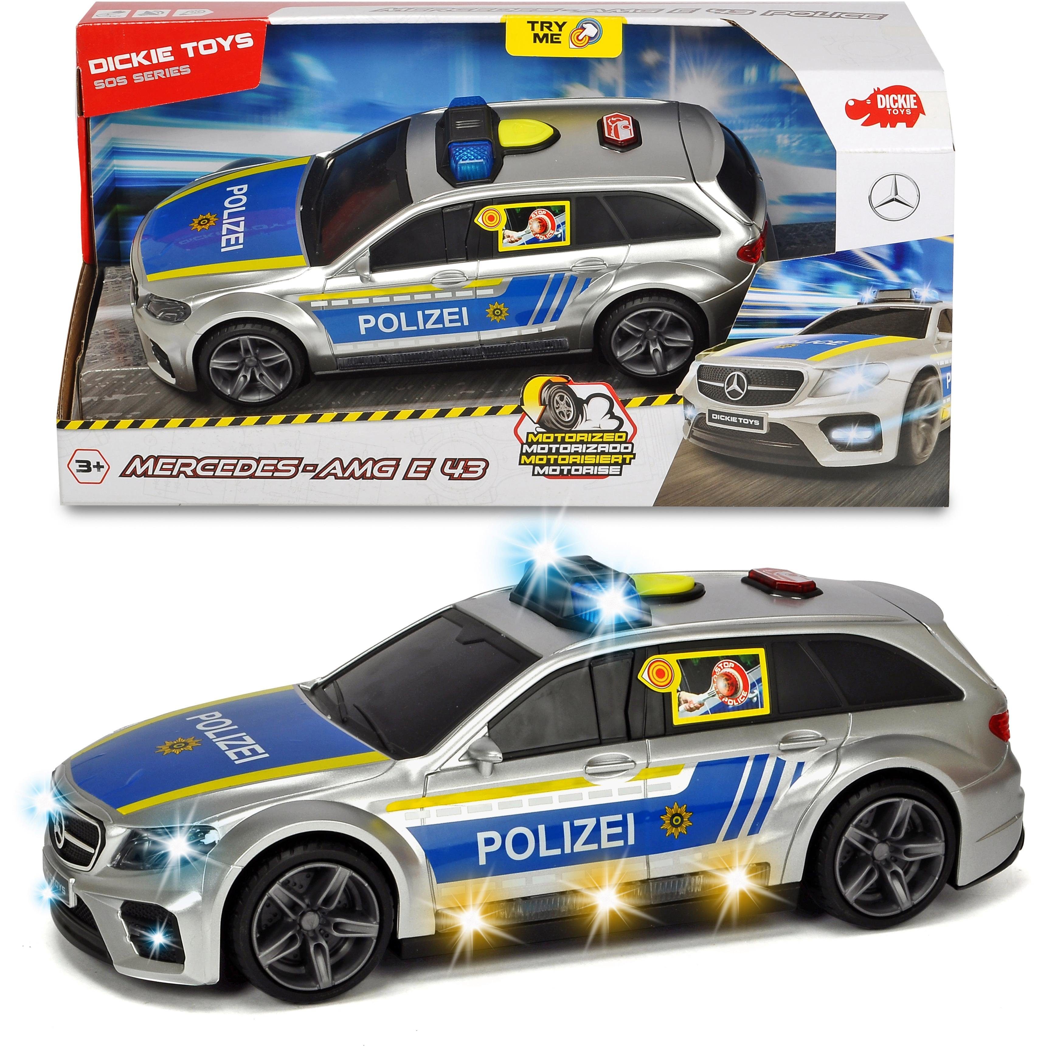  Dickie Toys Mercedes Benz E43 Amg Police - Car...