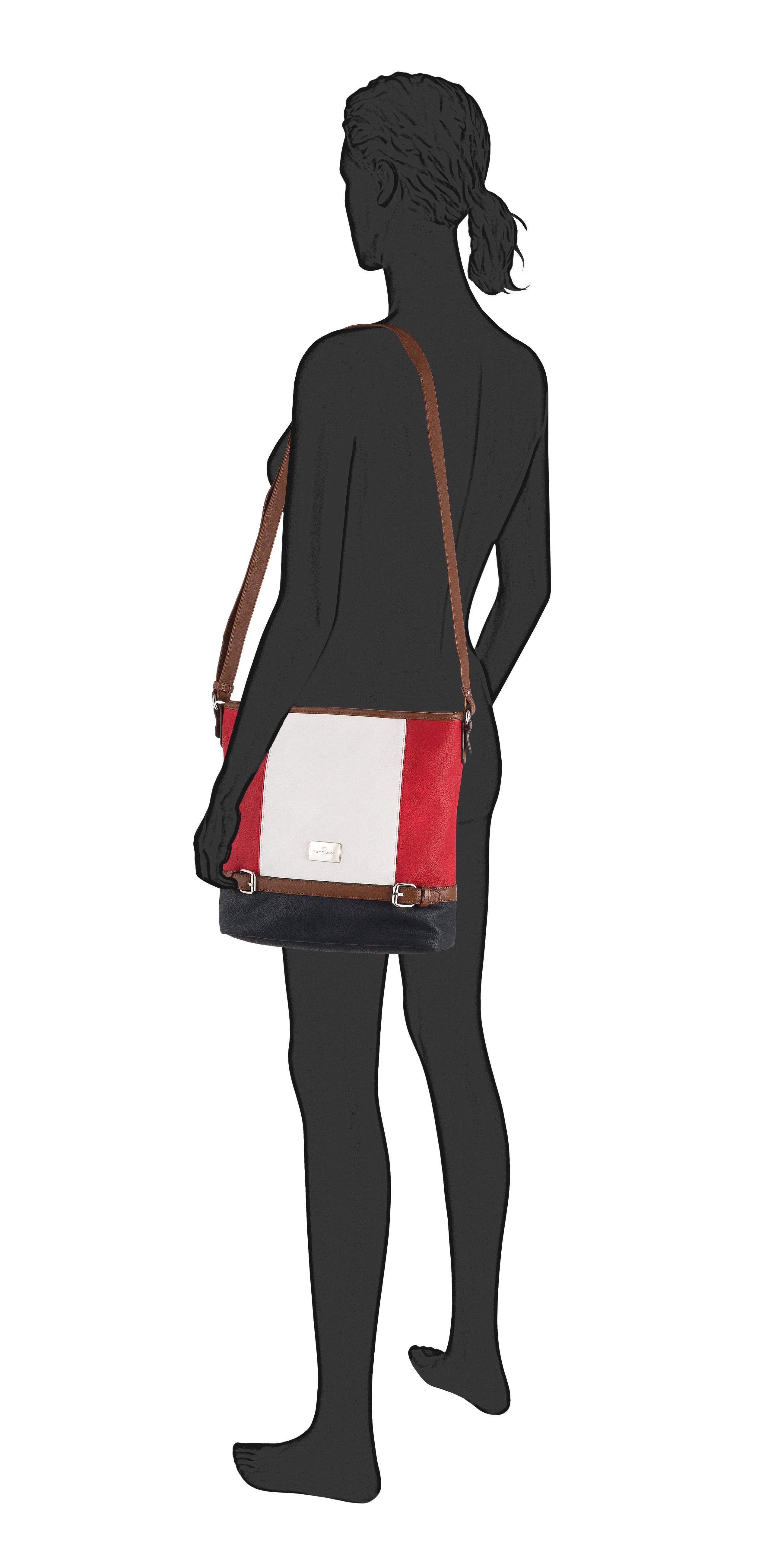 Tom Tailor Hobo-tas Juna in trendy kleurencombinatie