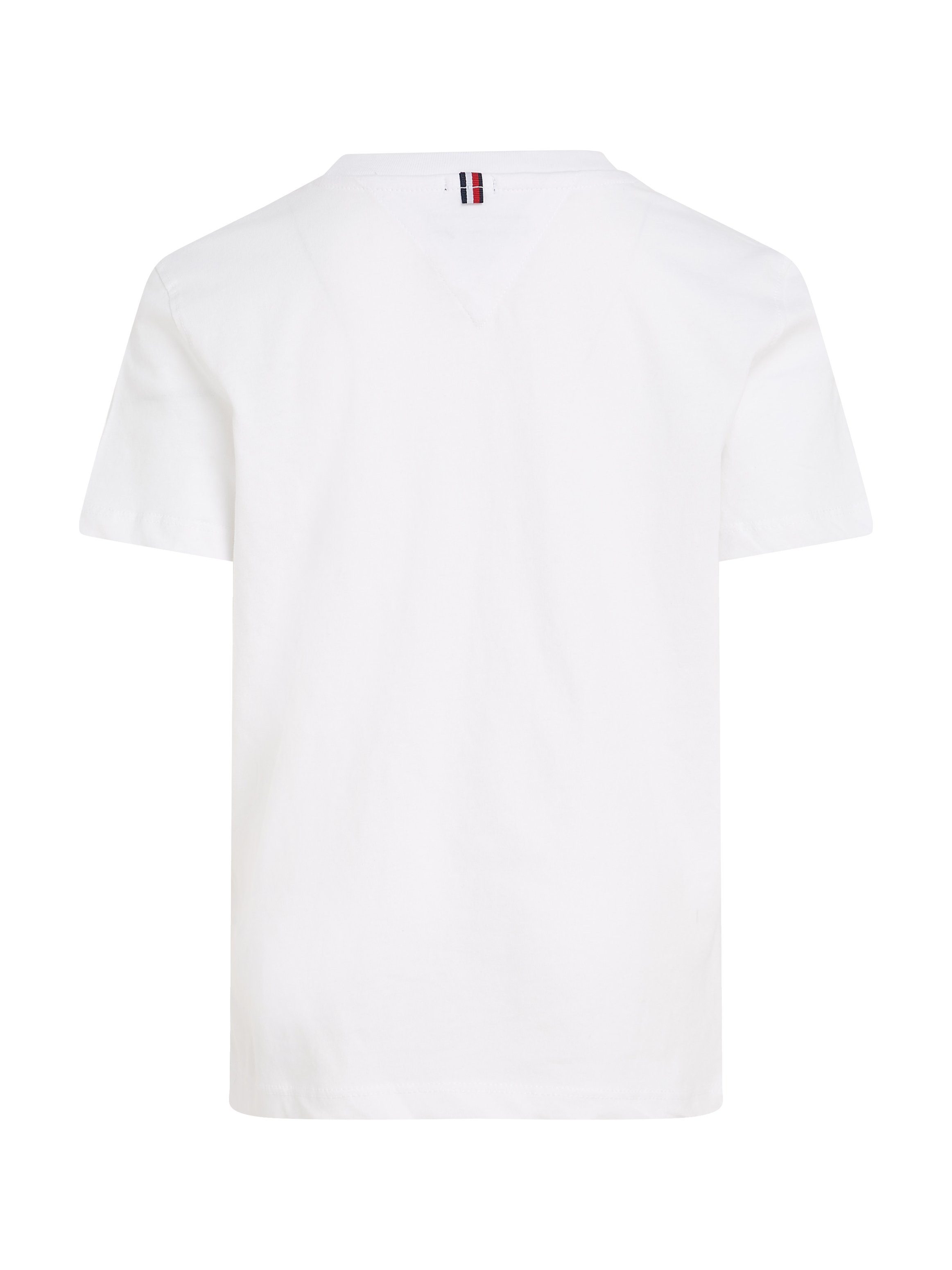 Tommy Hilfiger Shirt met ronde hals BOYS BASIC CN KNIT S/S met tommy hilfiger-merklabel
