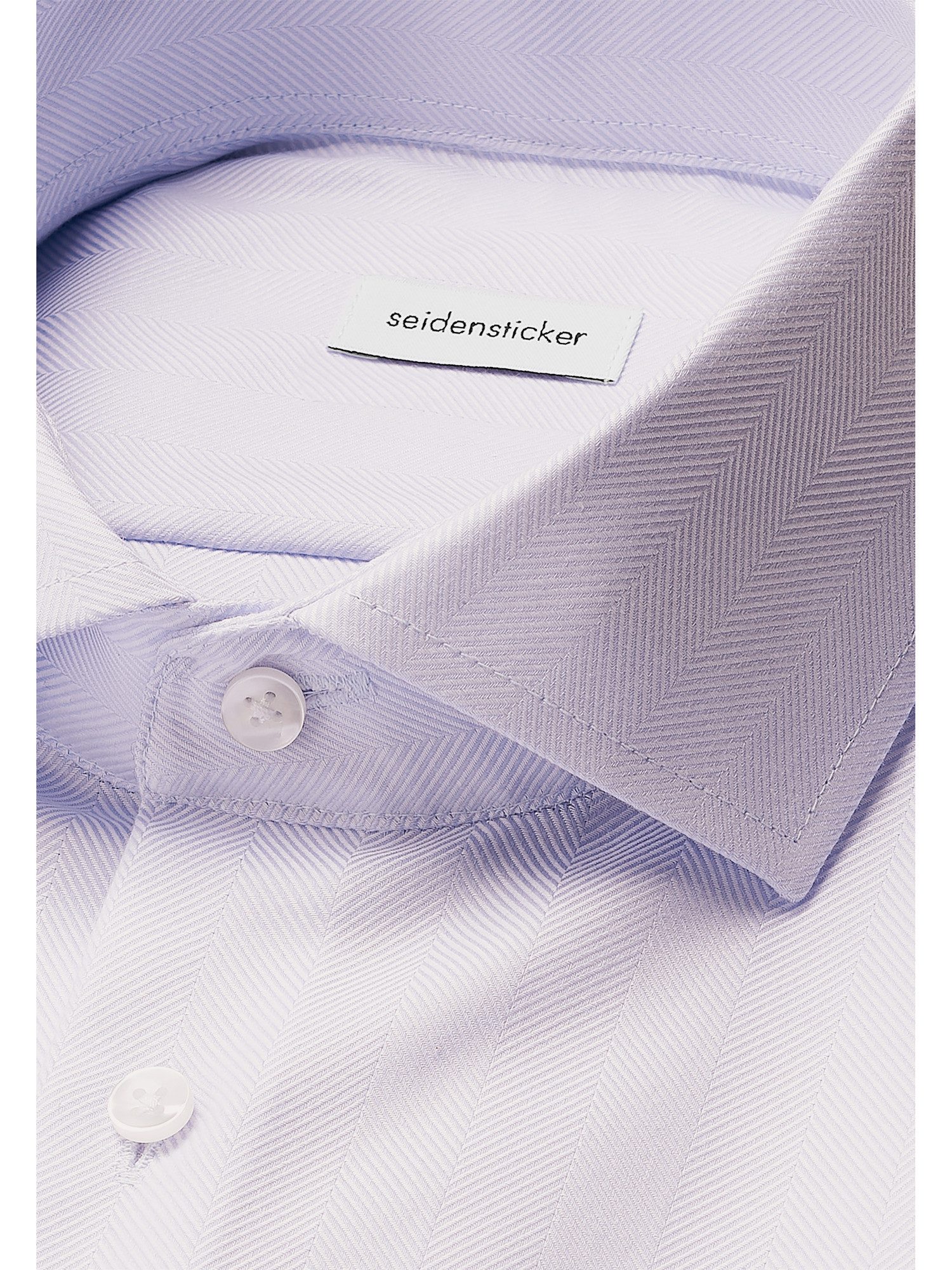 seidensticker Businessoverhemd Zwarte roos Slim 1/1 Kentkraag visgraat