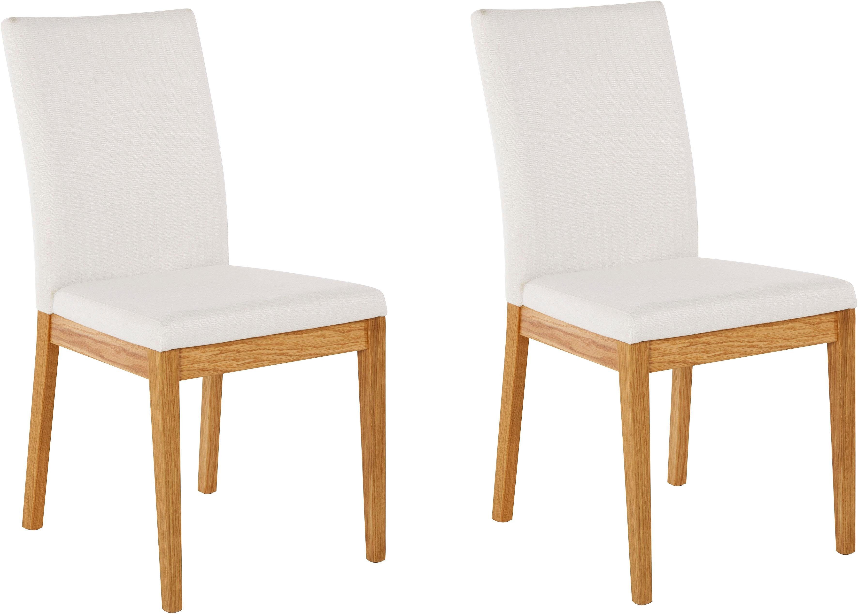 Home affaire Stoel Dendres (set, 2 stuks) gestoffeerde stoelen grijs