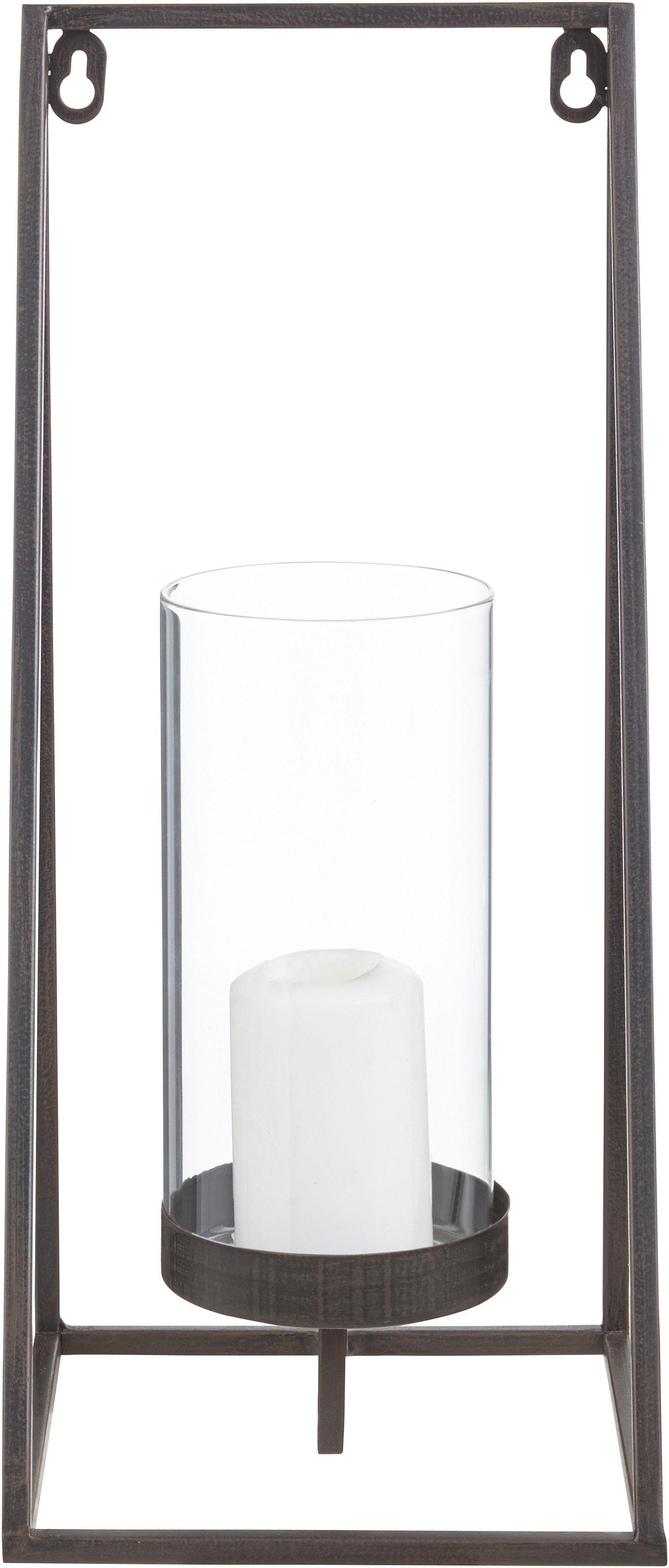 andas Wandkaarsenhouder Industrial Candleholder Industrial, modern, metaal, zwart (1 stuk)