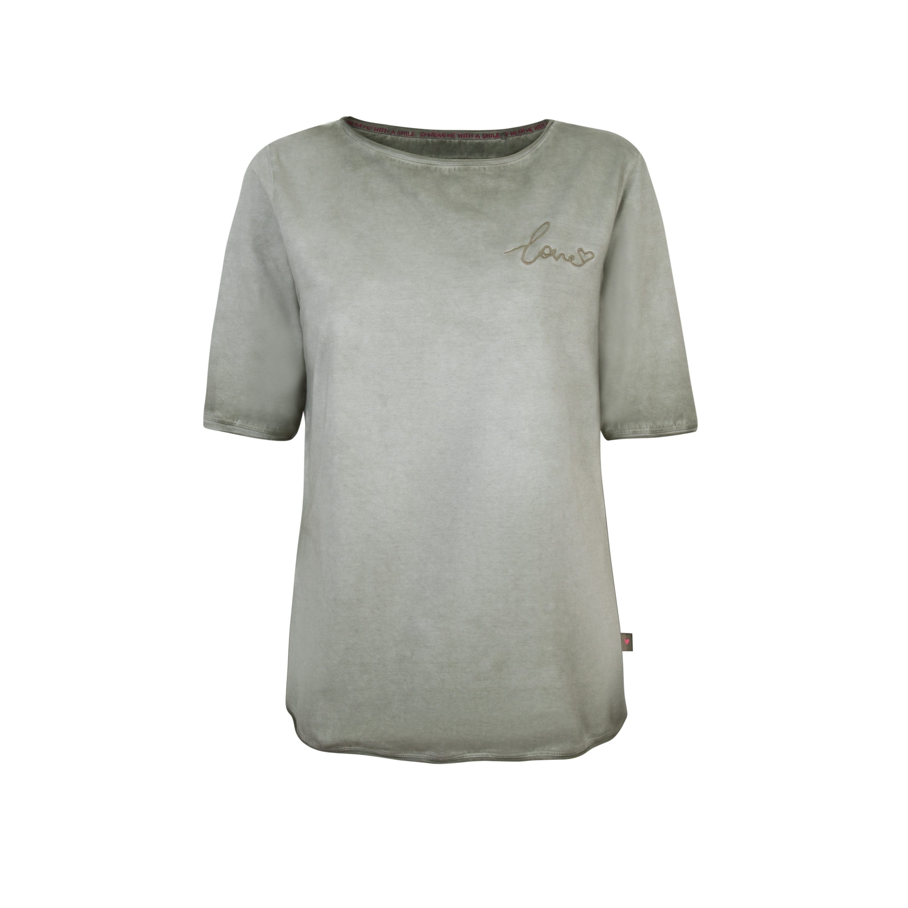 Lieblingsstück Shirt met ronde hals CandiceEP met belettering