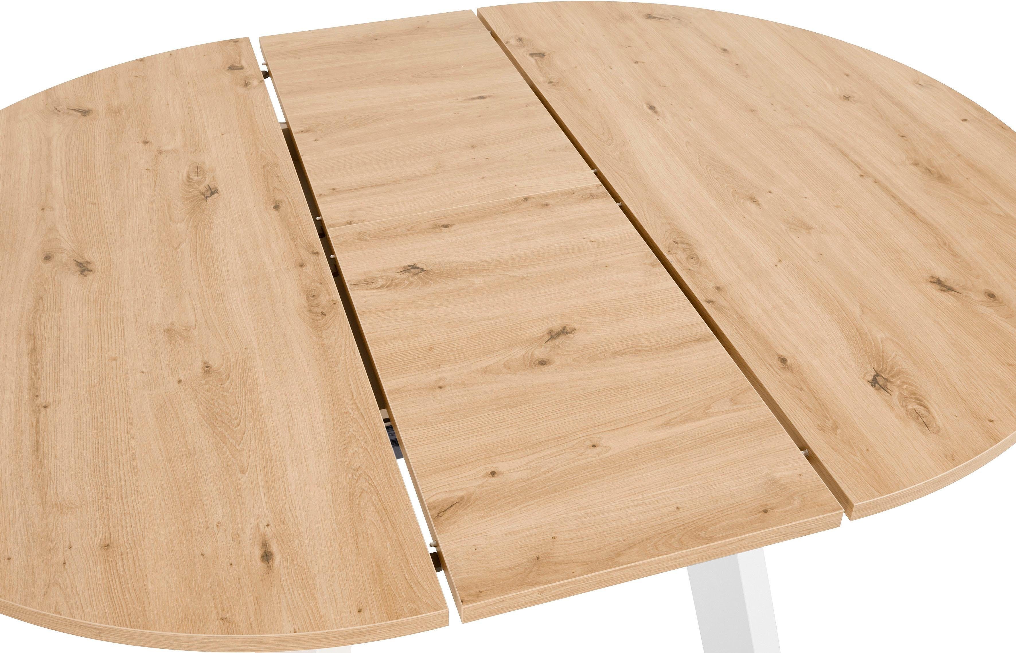 Mäusbacher Eettafel Onderstel schuin geplaatst