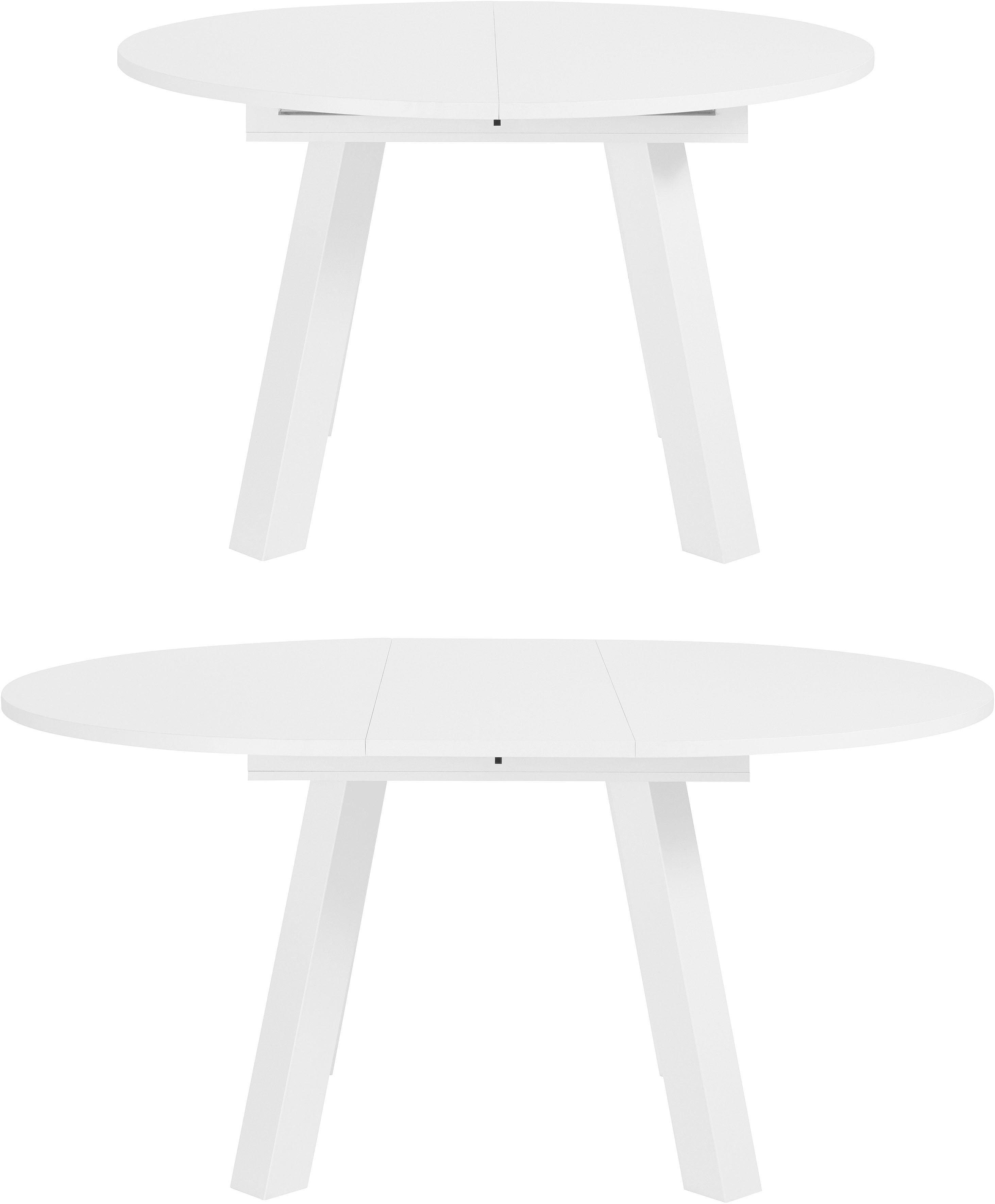 Mäusbacher Eettafel Onderstel schuin geplaatst
