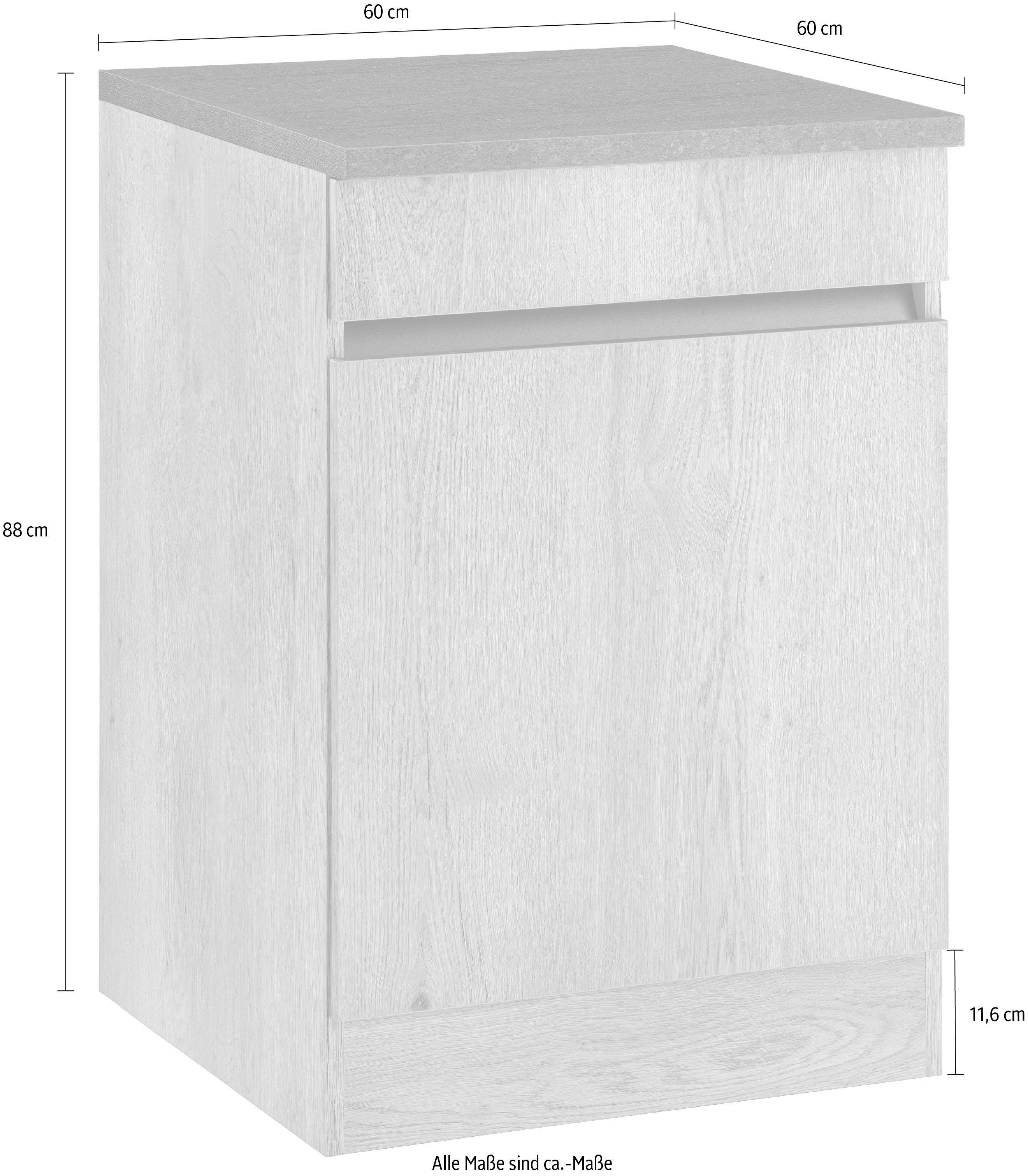 OPTIFIT Gootsteenkast Roth Breedte 60 cm