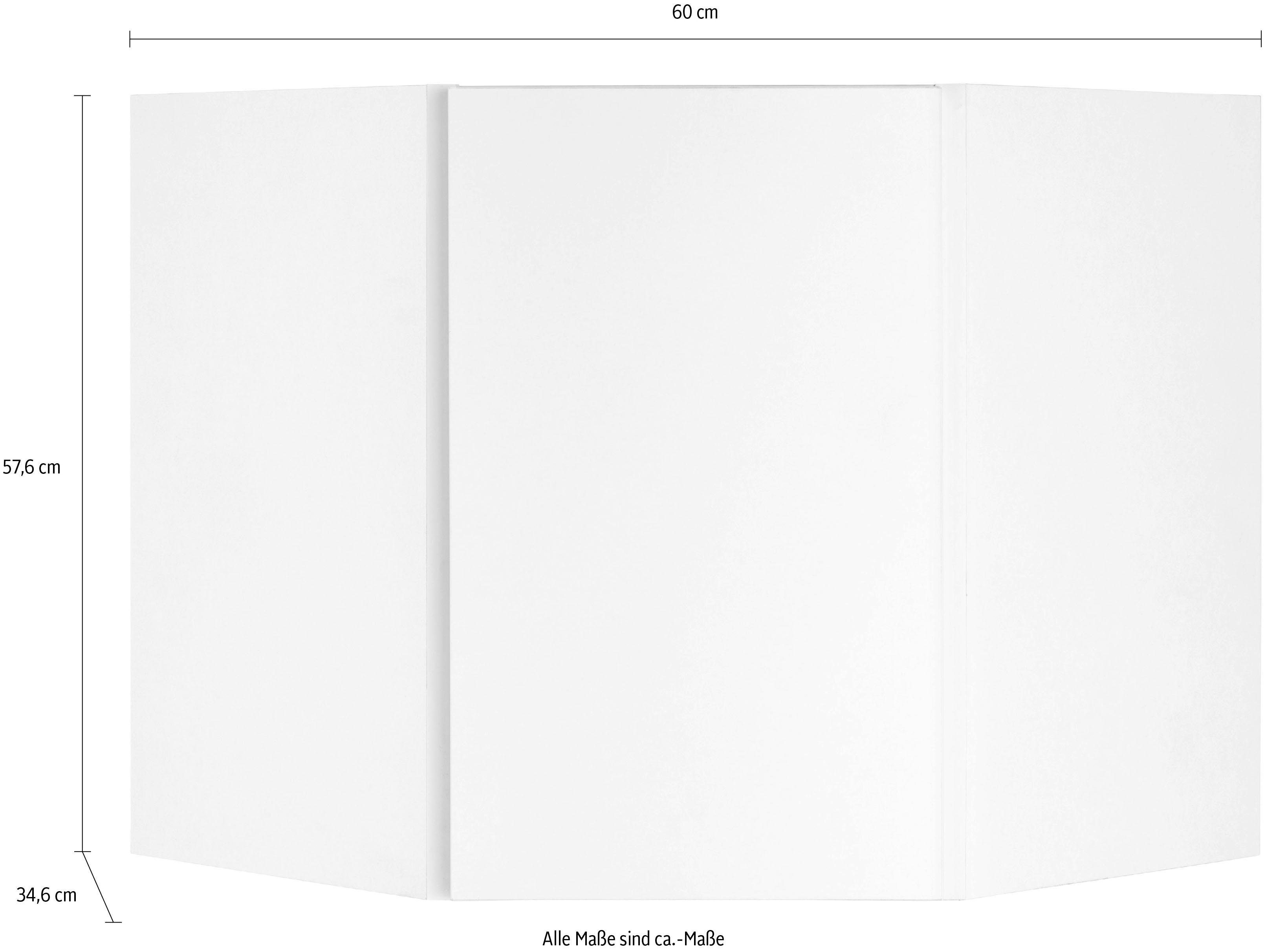 OPTIFIT Hangend hoekkastje Roth Breedte 60x60 cm