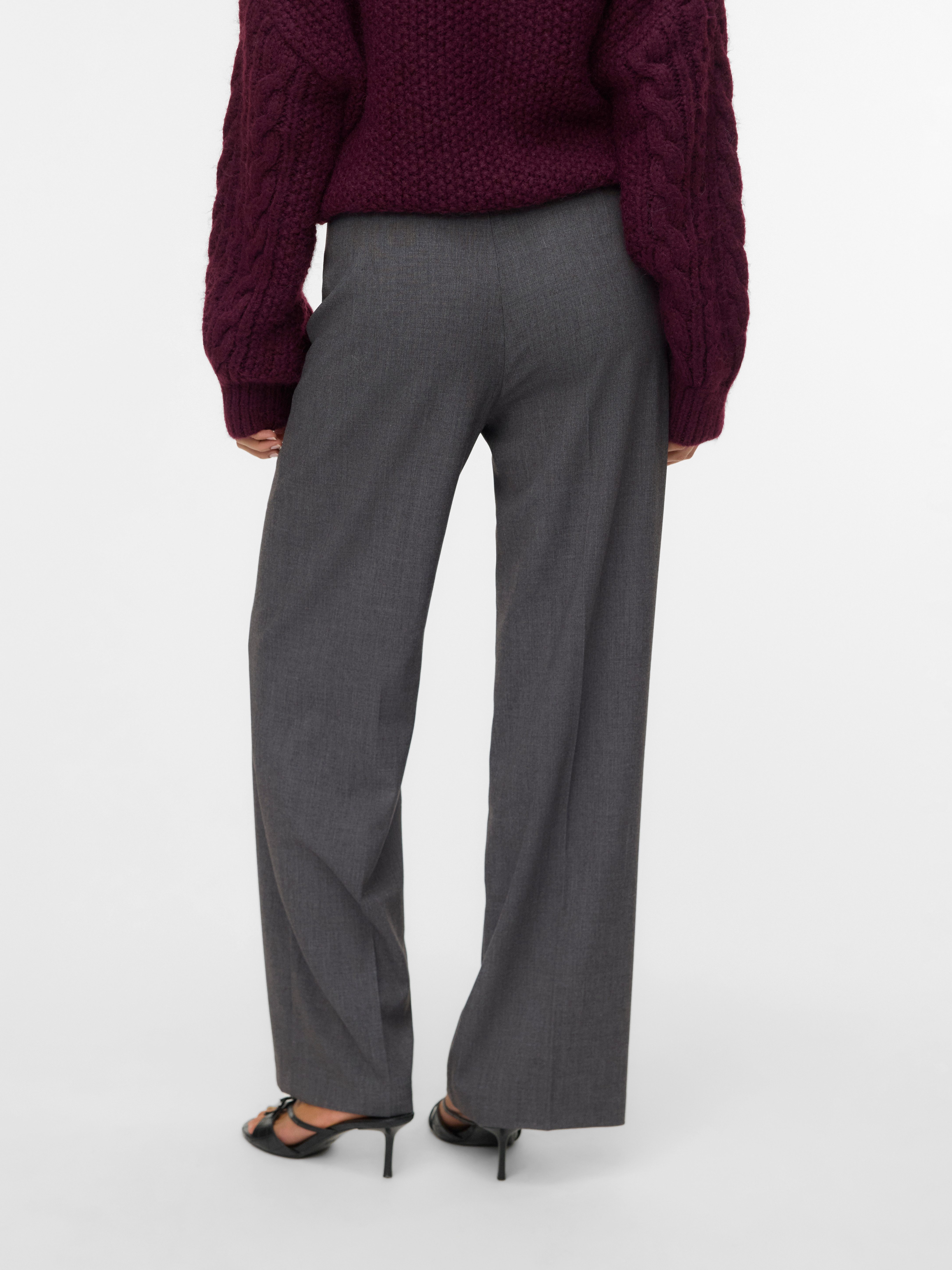 Vero Moda Pantalon VMTEXAS MW STRAIGHT PANT NOOS