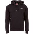 kappa hoodie authentic vend met kangoeroezak zwart