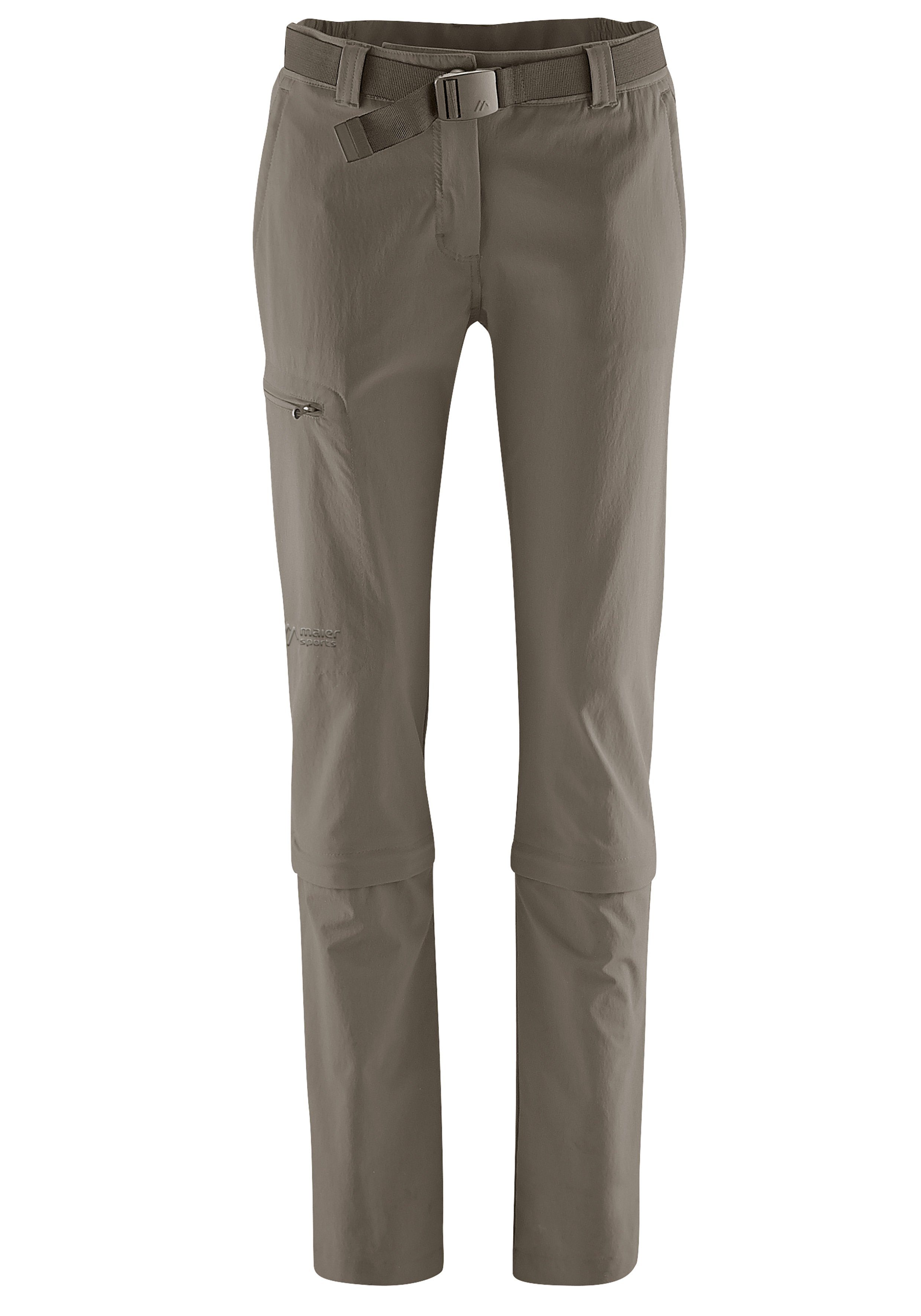 Maier Sports Functionele broek Arolla Dames wandelbroek, afritsbare outdoorbroek, 3 zakken, regular fit