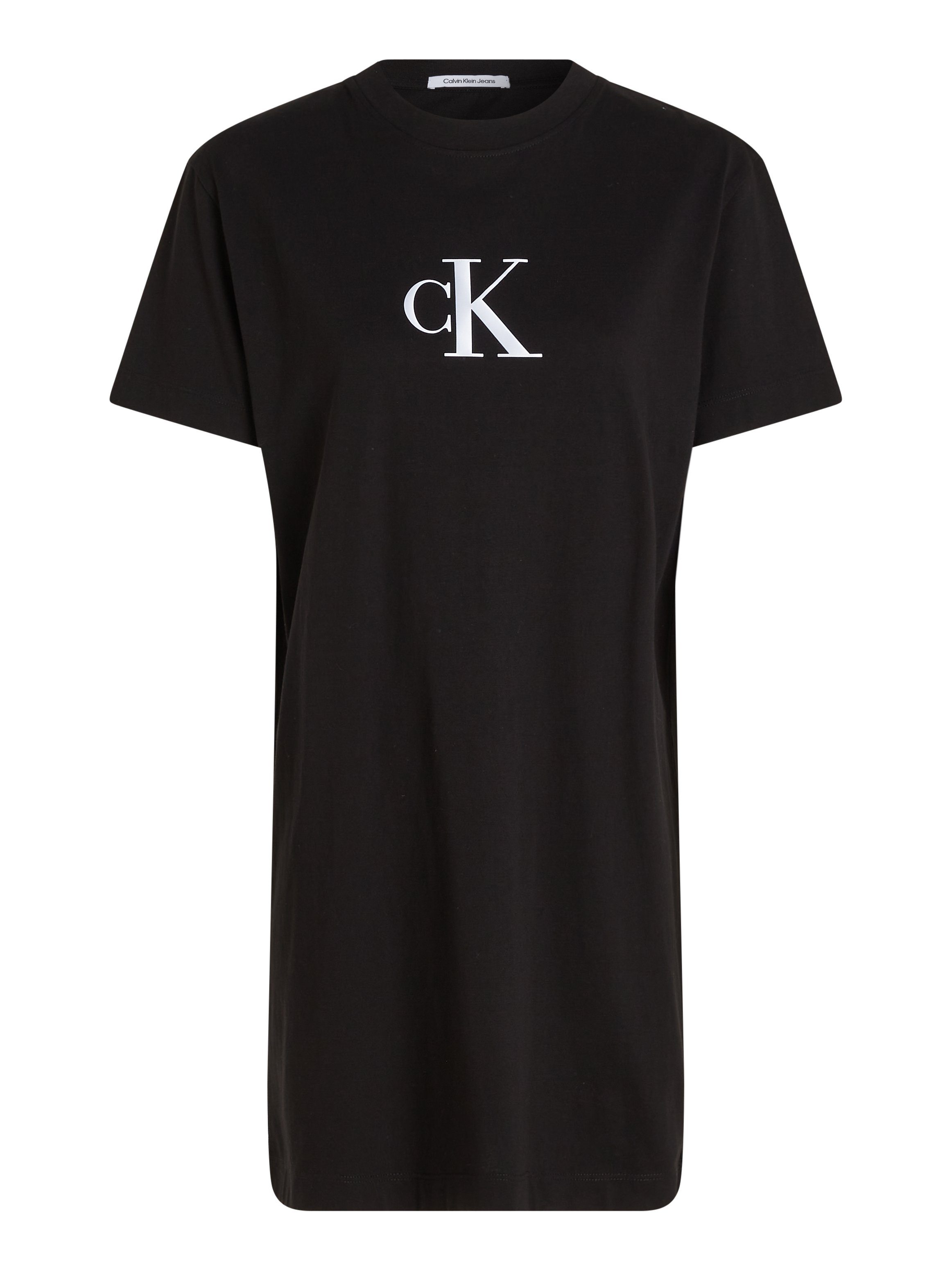 Calvin Klein Shirtjurk SATIN CK T-SHIRT DRESS