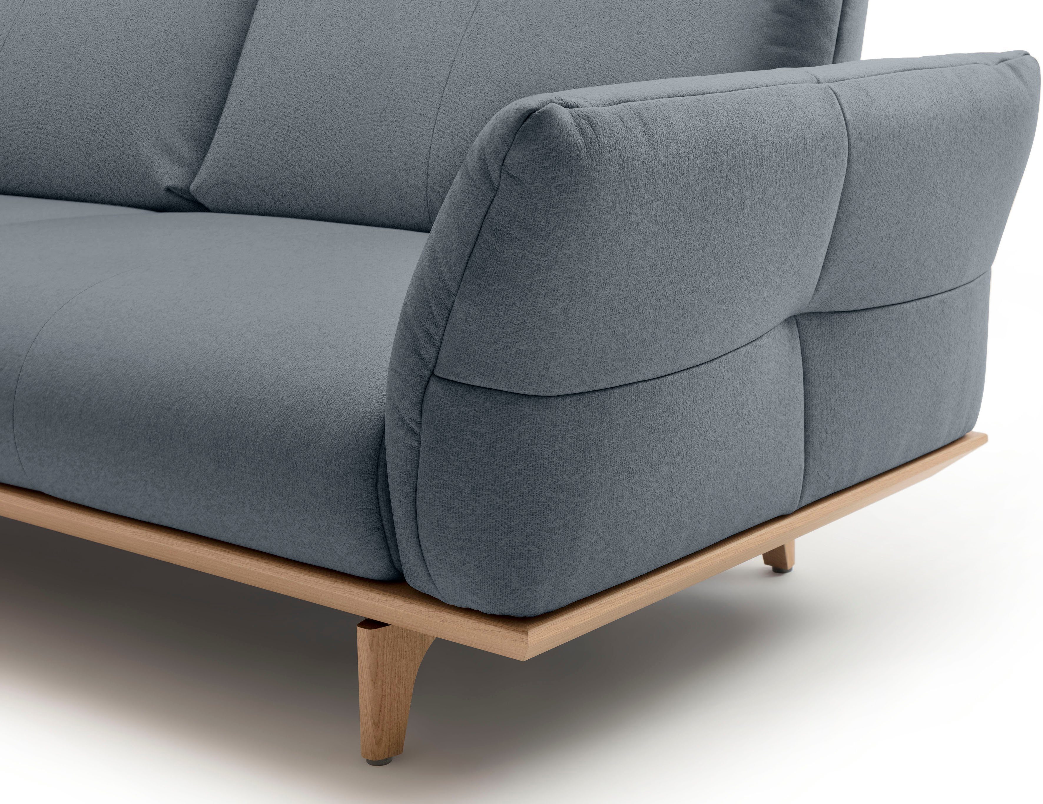 Creation BY ROLF BENZ 4-zitsbank Hs.460 Onderstel in eiken, poten in natuurlijk eiken, breedte 248 cm