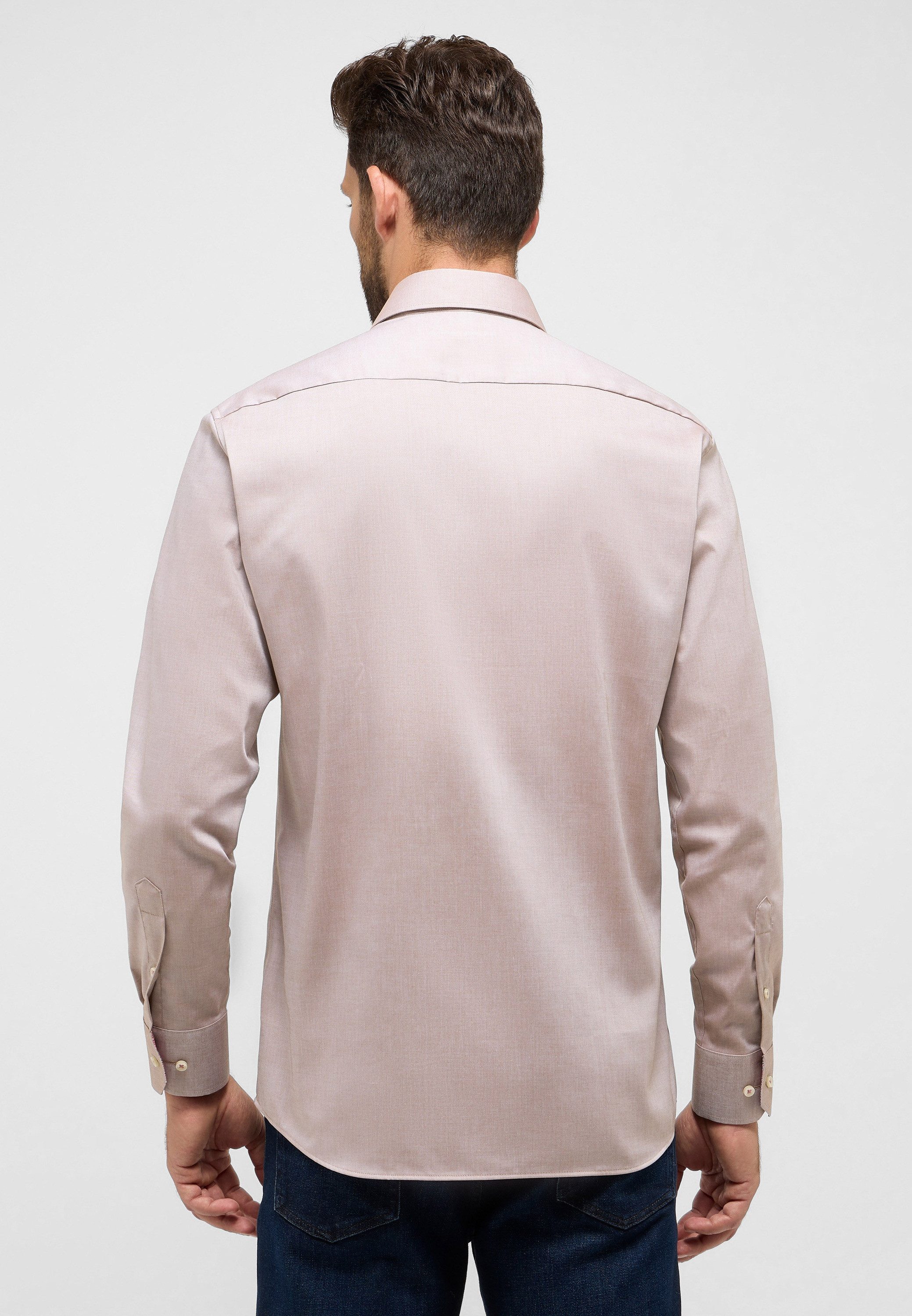 Eterna Overhemd met lange mouwen MODERN FIT NON IRON (strijkvrij)