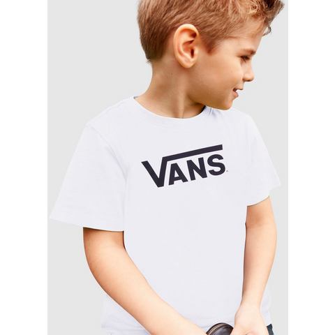 VANS T-shirt met logo wit-zwart