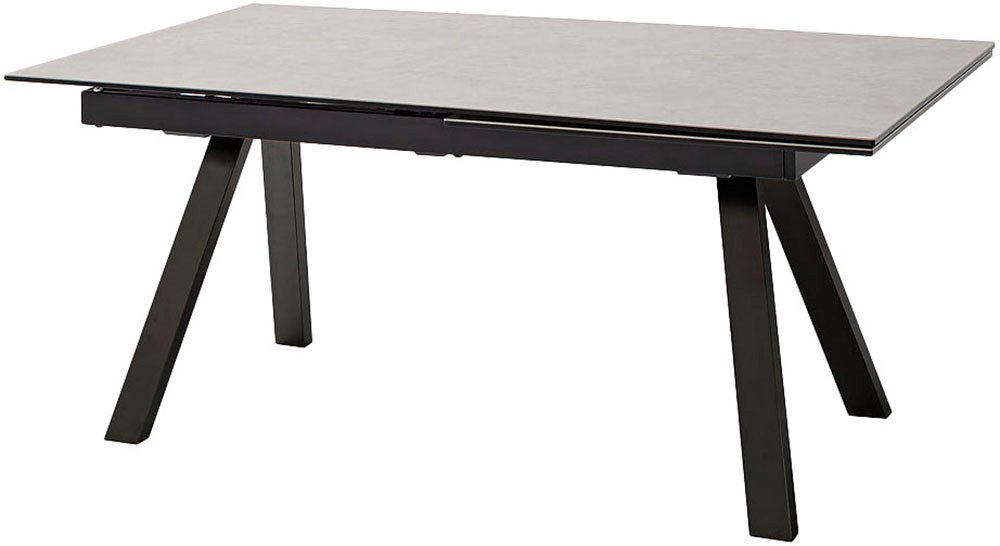 MCA furniture Eettafel TOBAGO uitschuiftafel 180-260 cm Keramiek, metaal, uitschuifbaar, tafelblad 13 mm