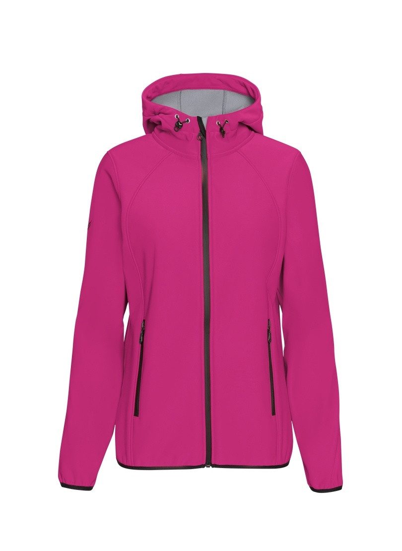Trigema Softshell-jack TRIGEMA getailleerd Softshell-jack met capuchon (1 stuk)