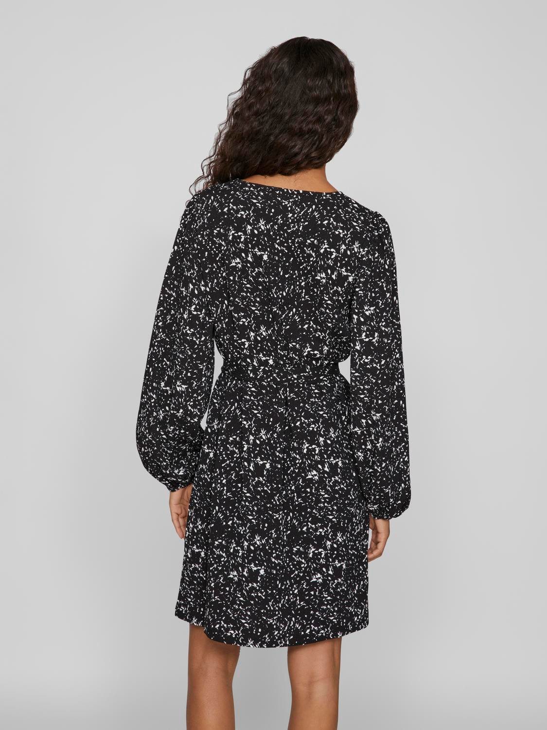 Vila Mini-jurk VIPEFFI L S DRESS NOOS