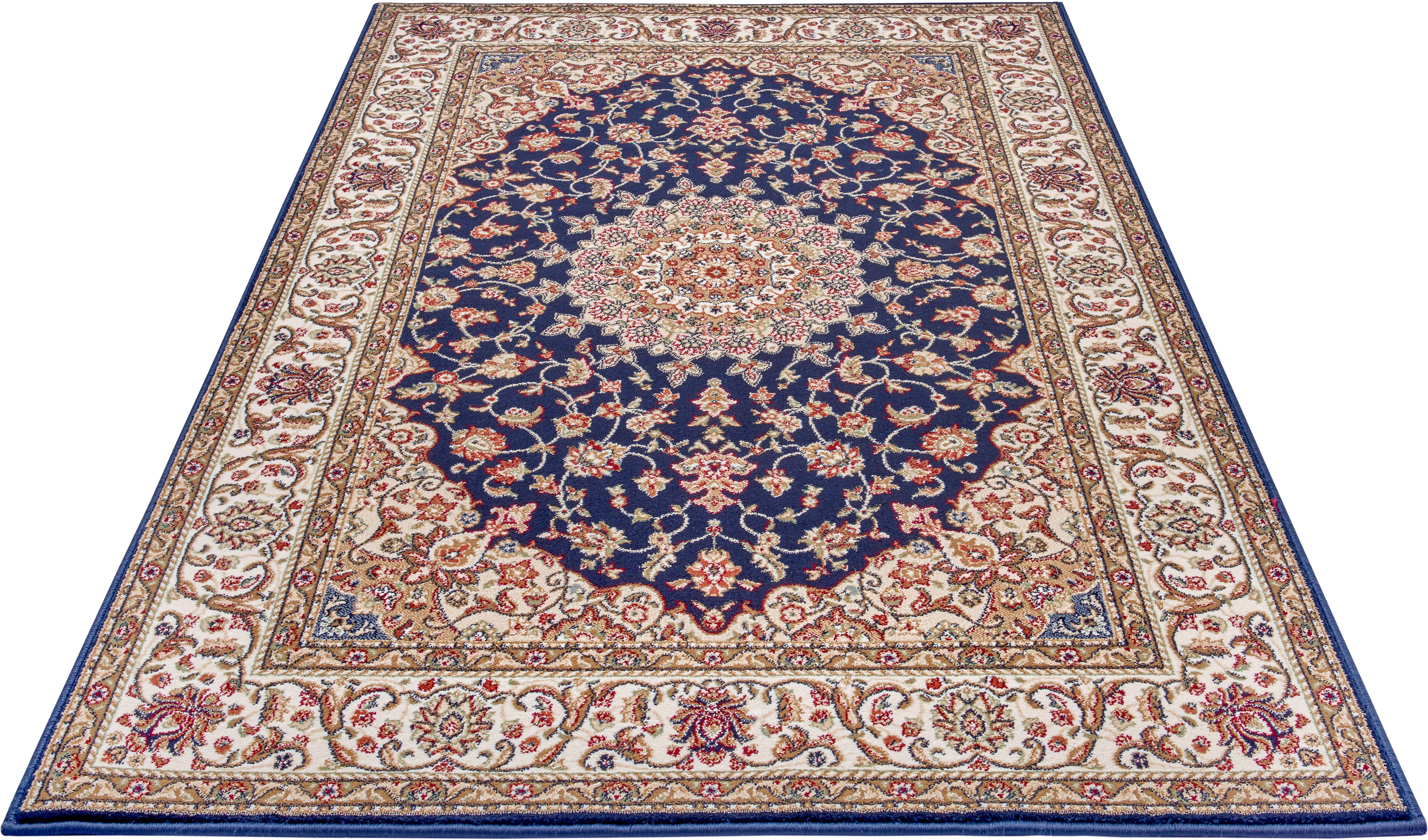 Perzisch tapijt - Zuhr marineblauw 80x150 cm