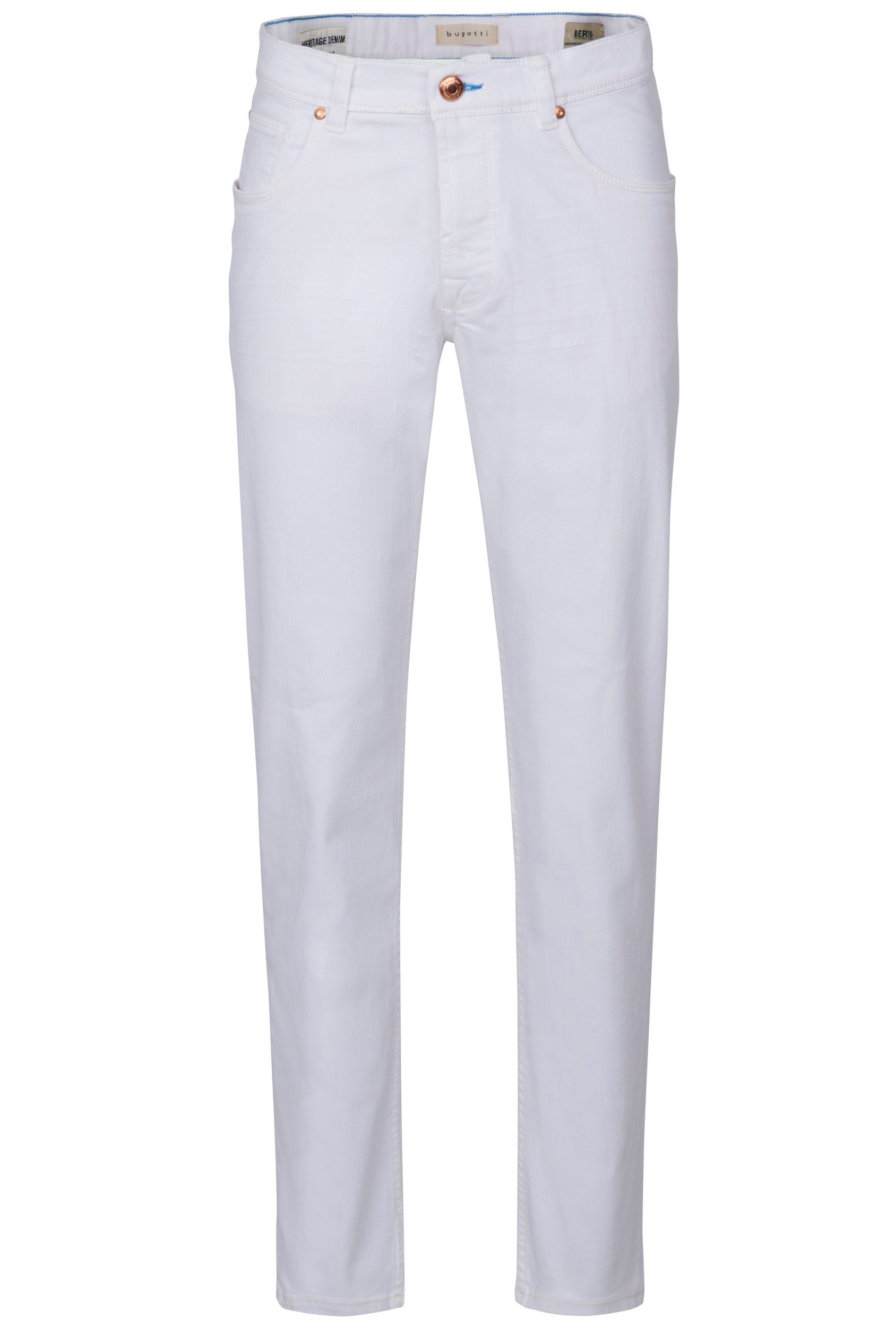 Bugatti 5-pocket jeans van elastisch katoen