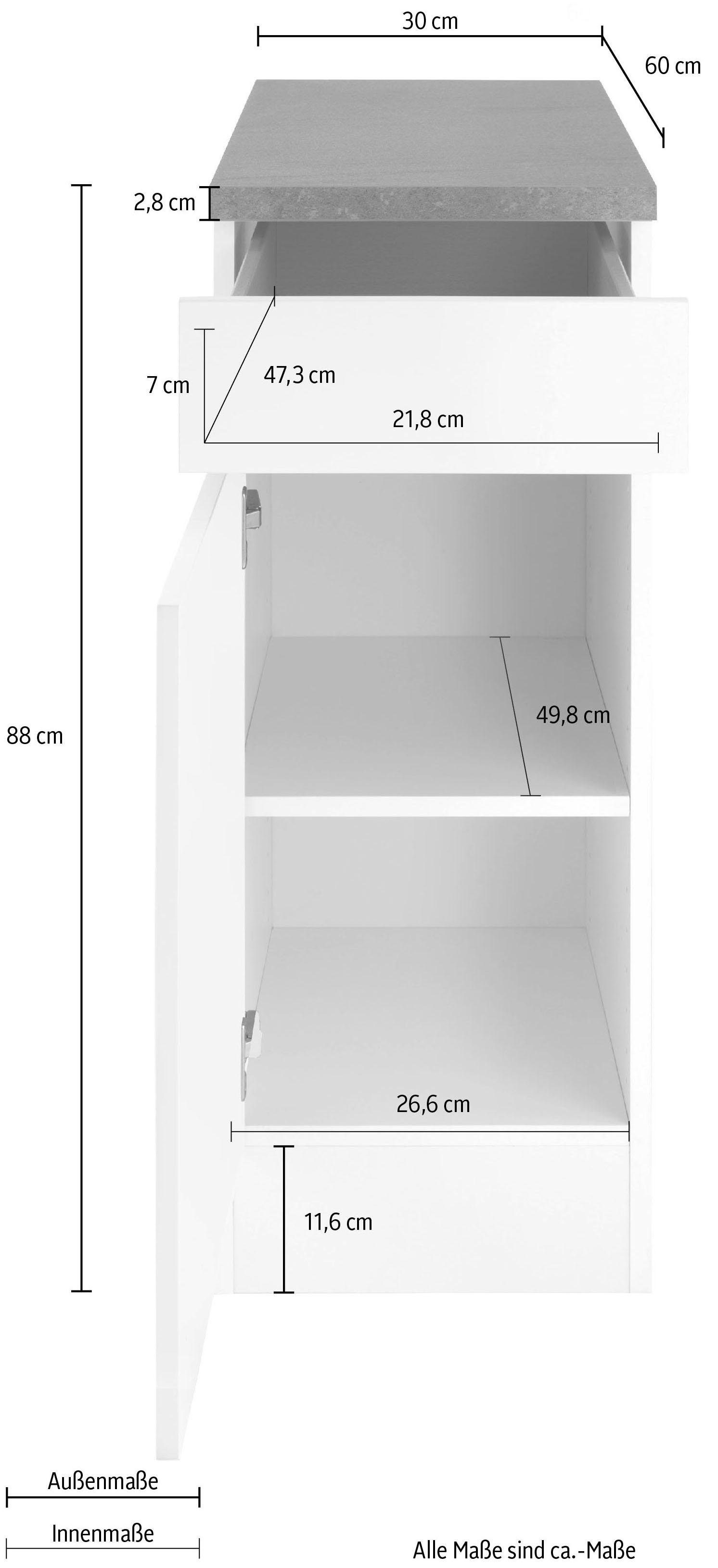 OPTIFIT Onderkast Roth Breedte 30 cm