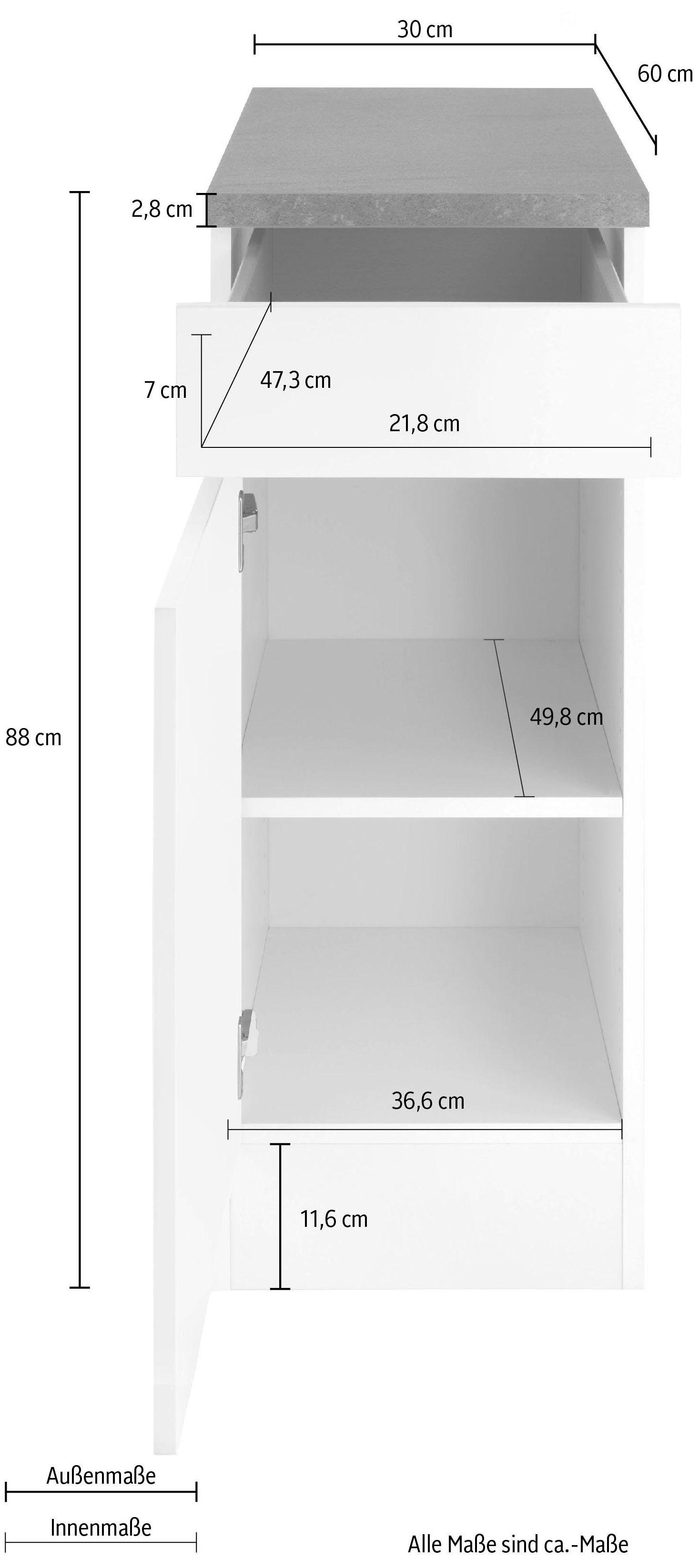 OPTIFIT Onderkast Roth Breedte 30 cm