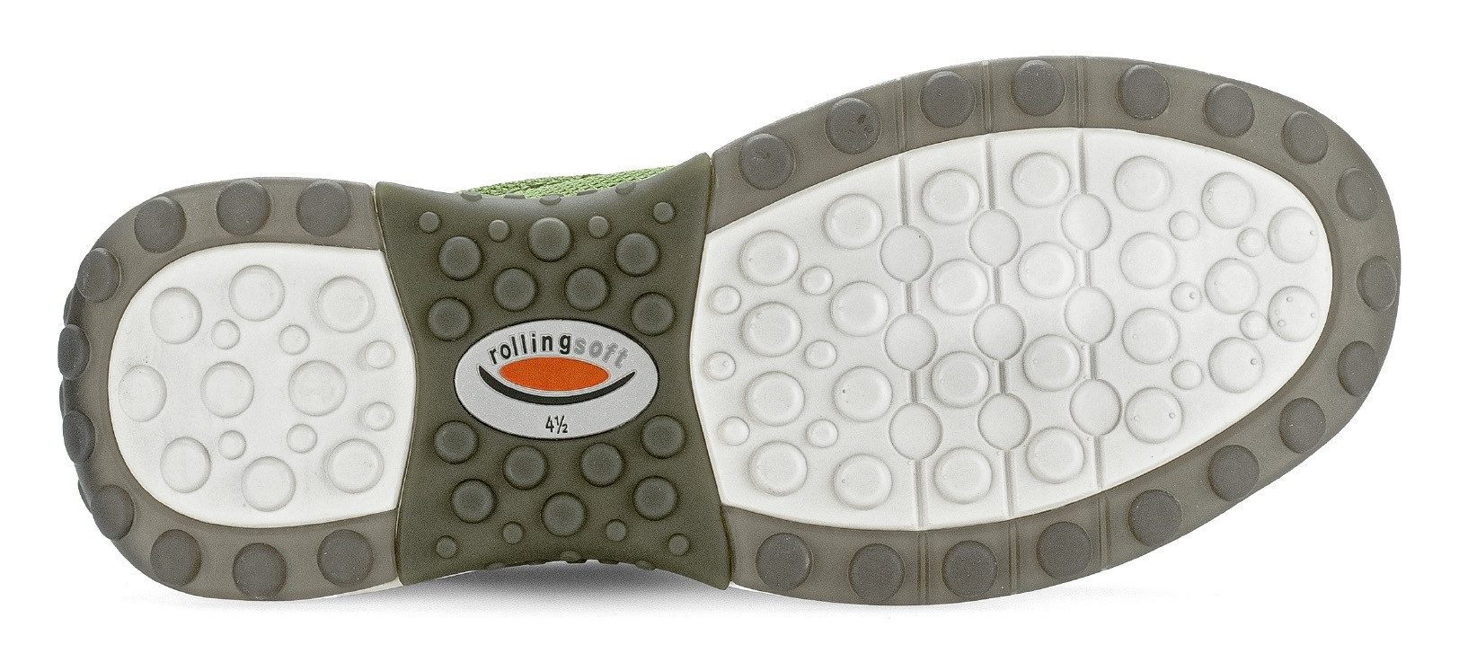 Gabor Rollingsoft Sneakers met sleehak , vrijetijdsschoen, lage schoen, veterschoen met optifit-voetbed