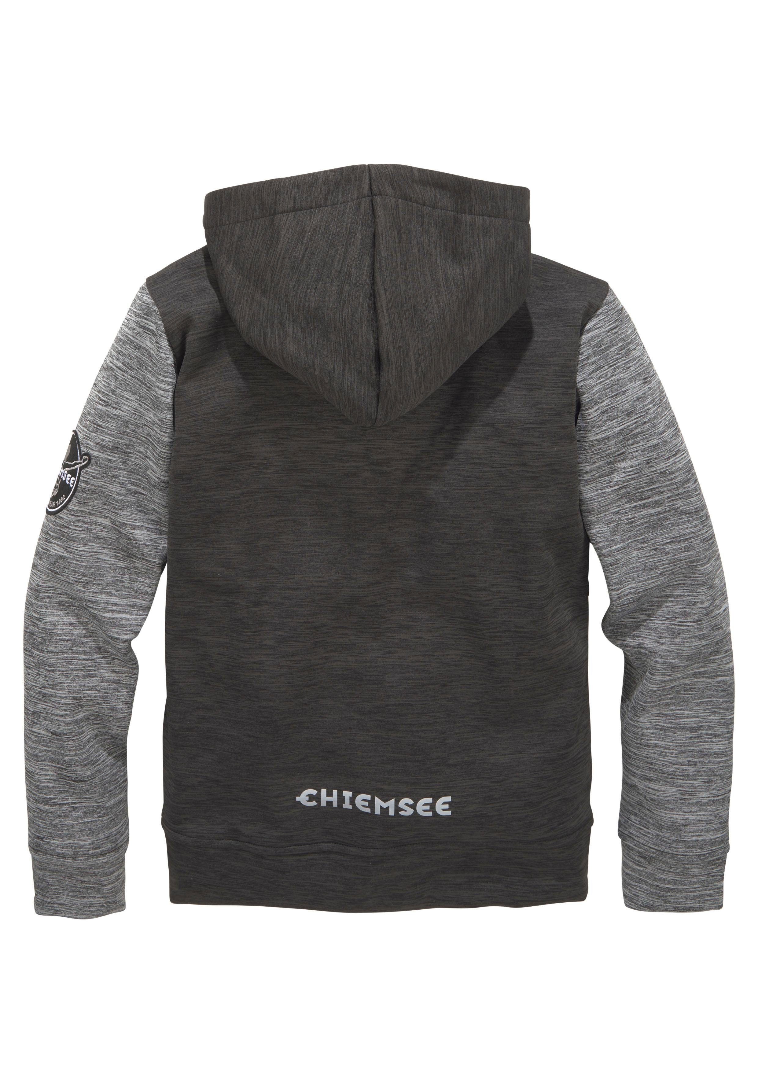 Chiemsee Softshell-jack voor koudere dagen, van polyester, modieuze look, met capuchon