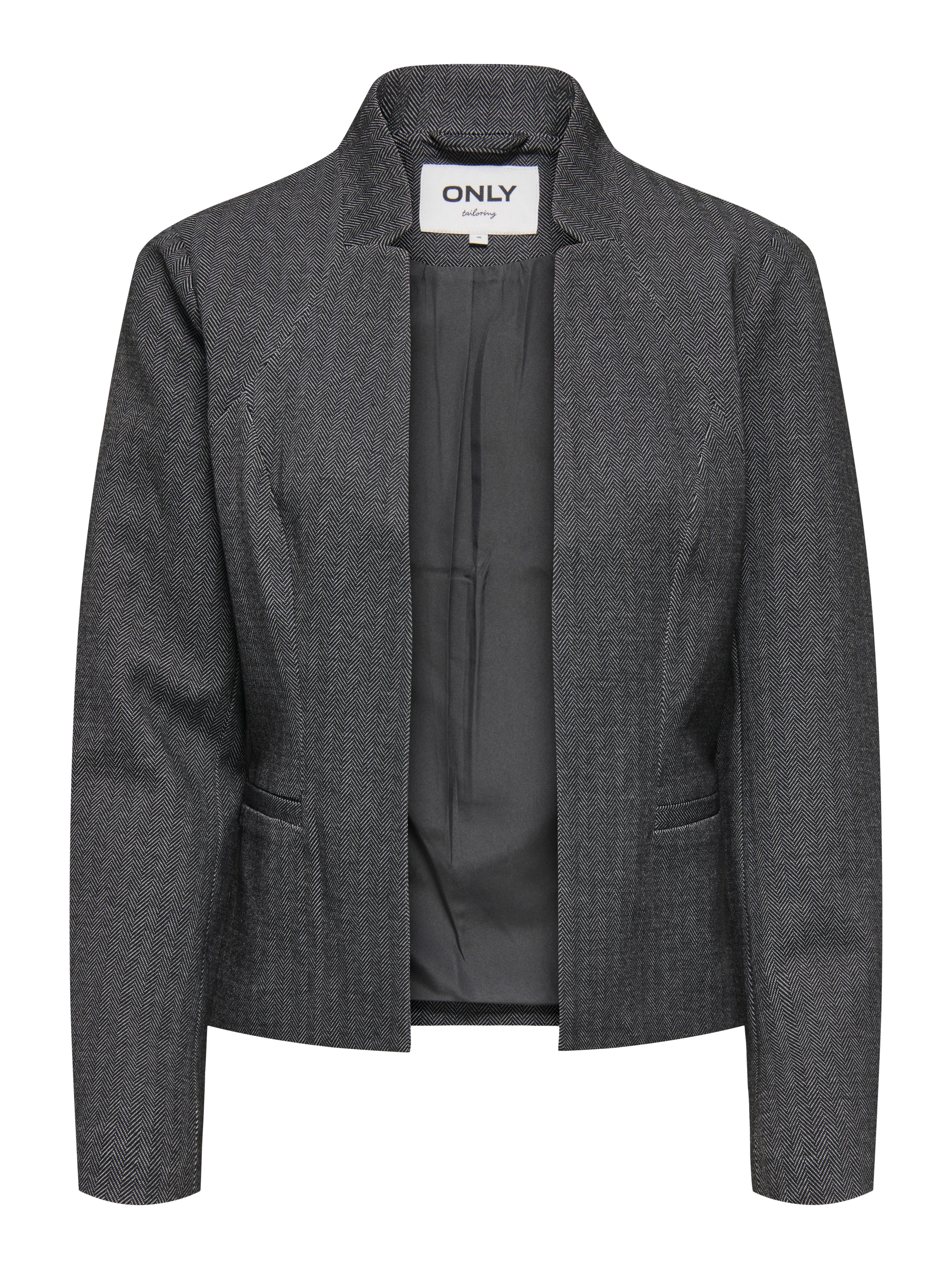 Only Korte blazer ONLADDY L/S HARRINGBONE BLAZER CC TLR