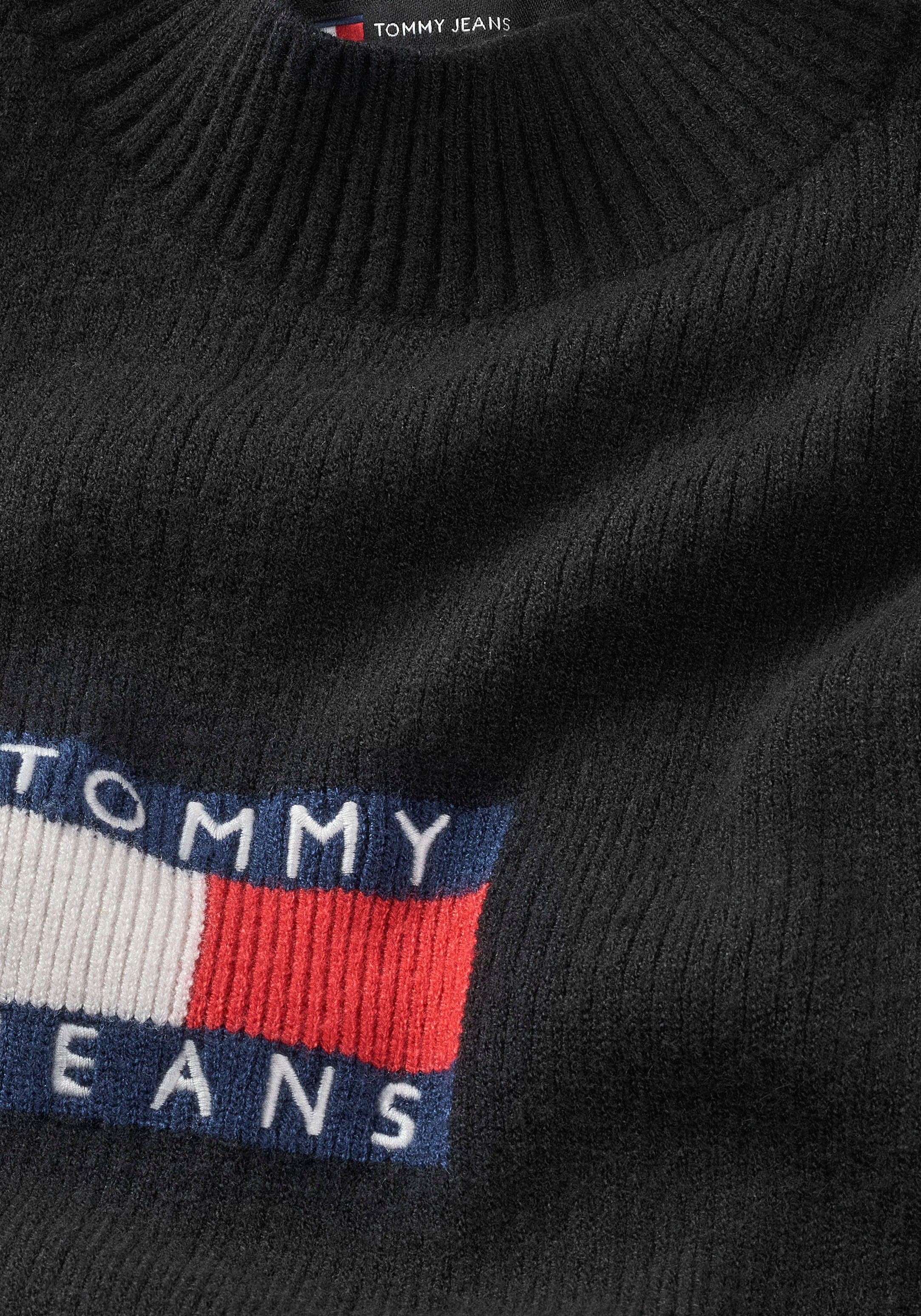 TOMMY JEANS Sweatjurk TJW CENTER FLAG SWEATER DRESS