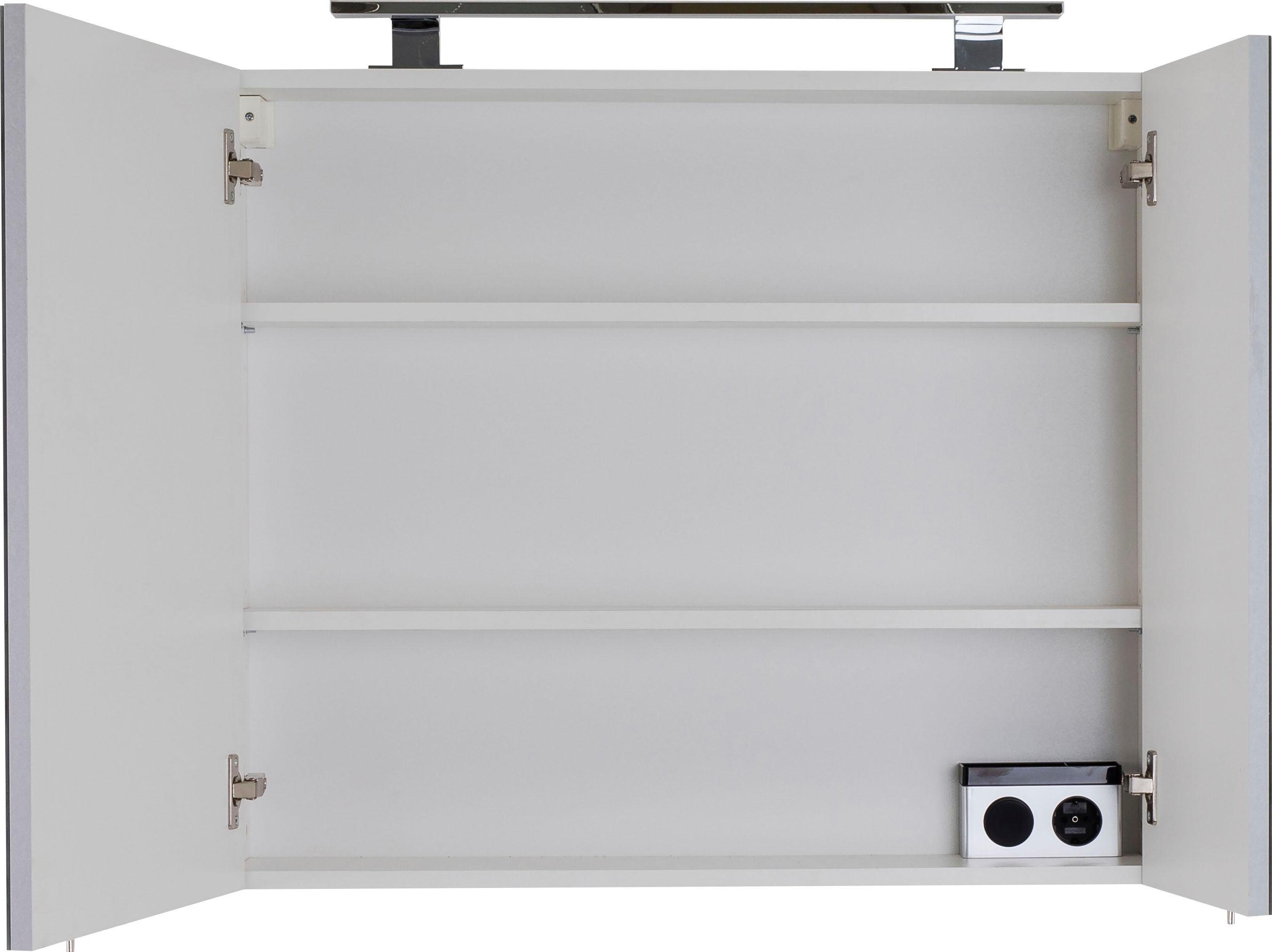OPTIFIT Spiegelkast Mino Breedte 80 cm