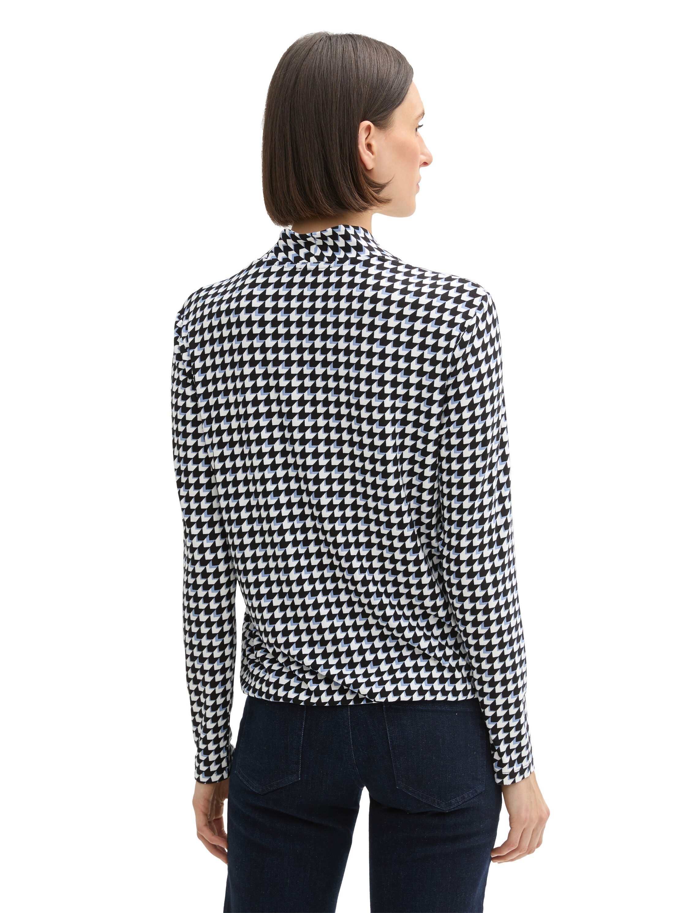 Tom Tailor Shirt met lange mouwen met print all-over