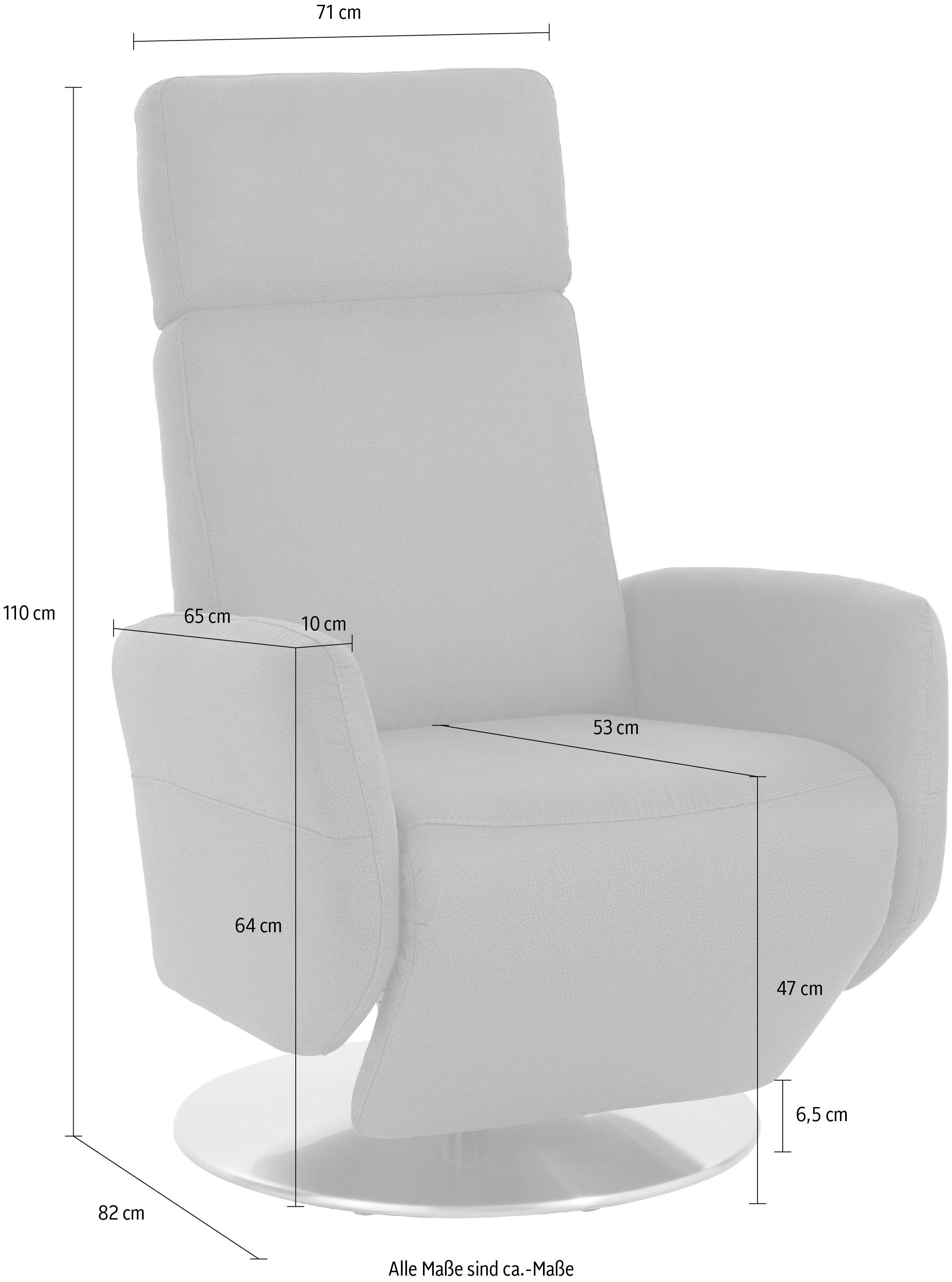 sit&more Relaxfauteuil Cobra handmatige relaxfunctie