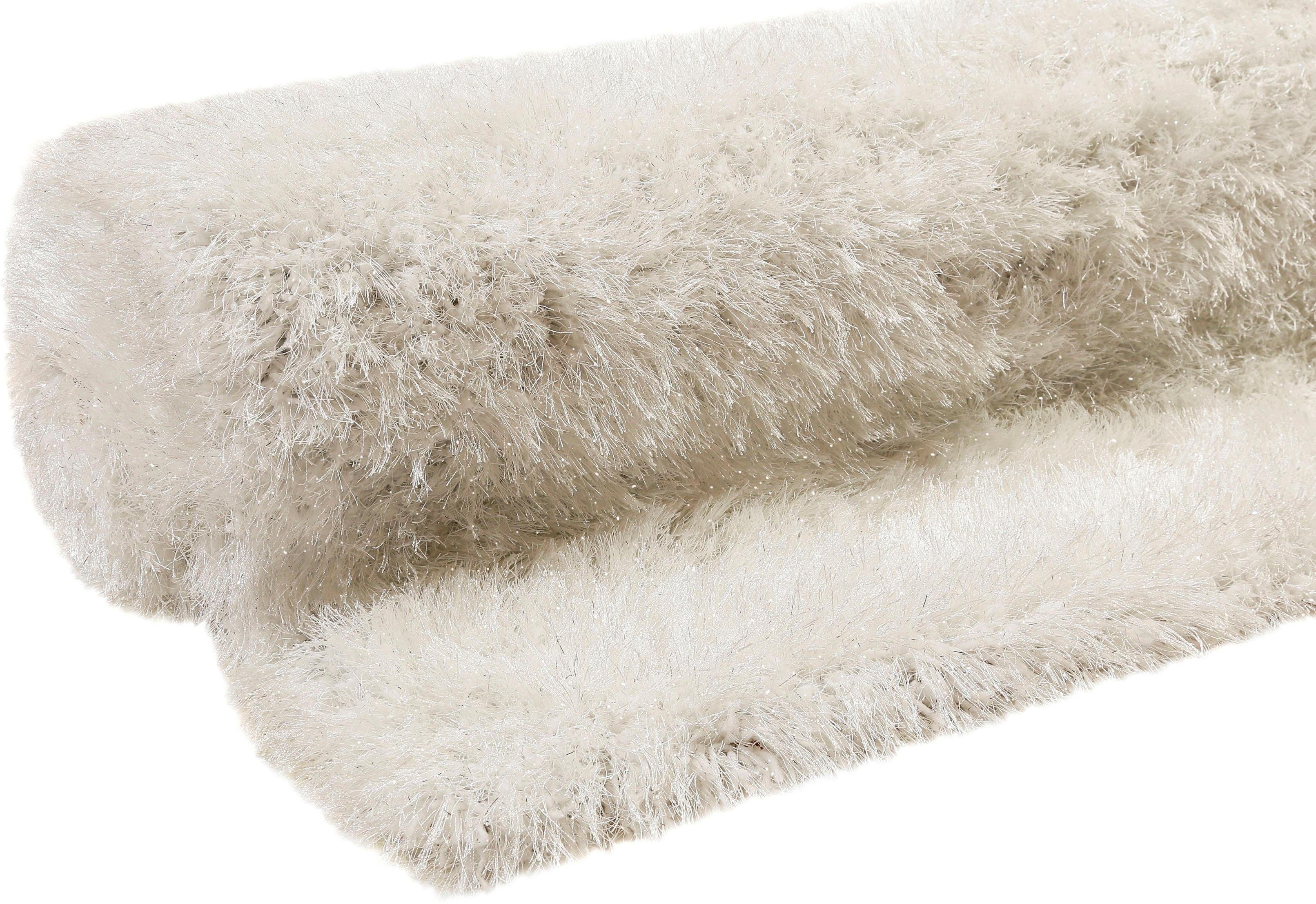 Wecon Home Hoogpolig vloerkleed Shiny Touch Glansgaren, woonkamer
