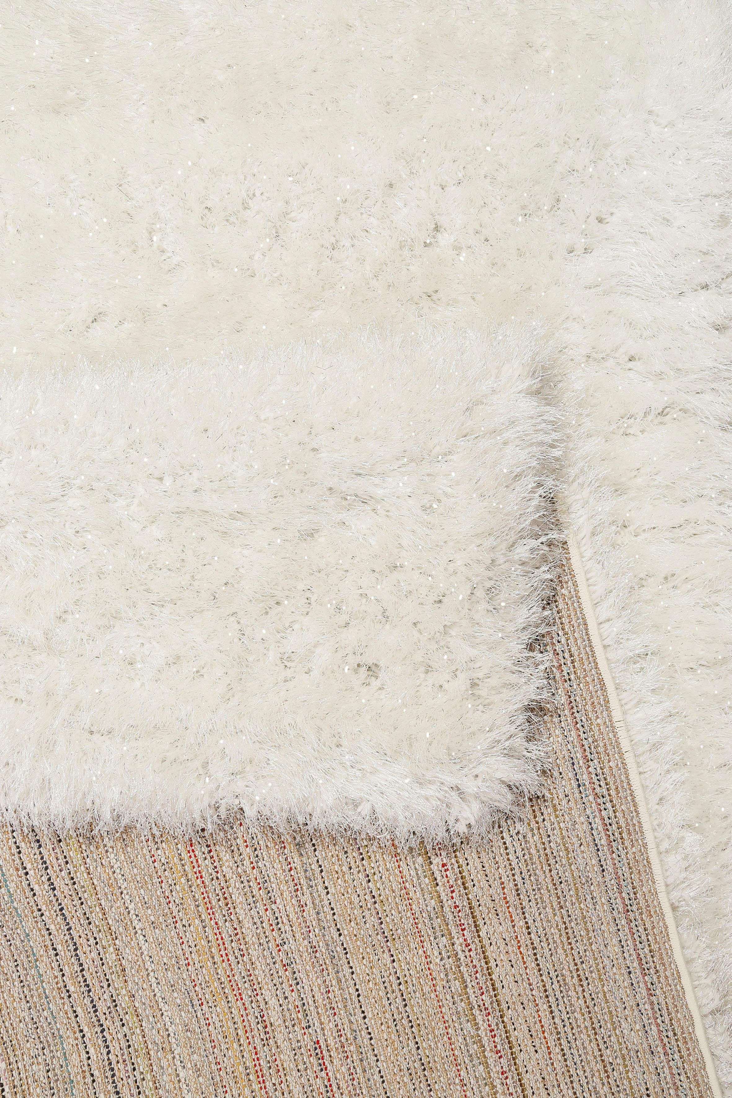 Wecon Home Hoogpolig vloerkleed Shiny Touch Glansgaren, woonkamer
