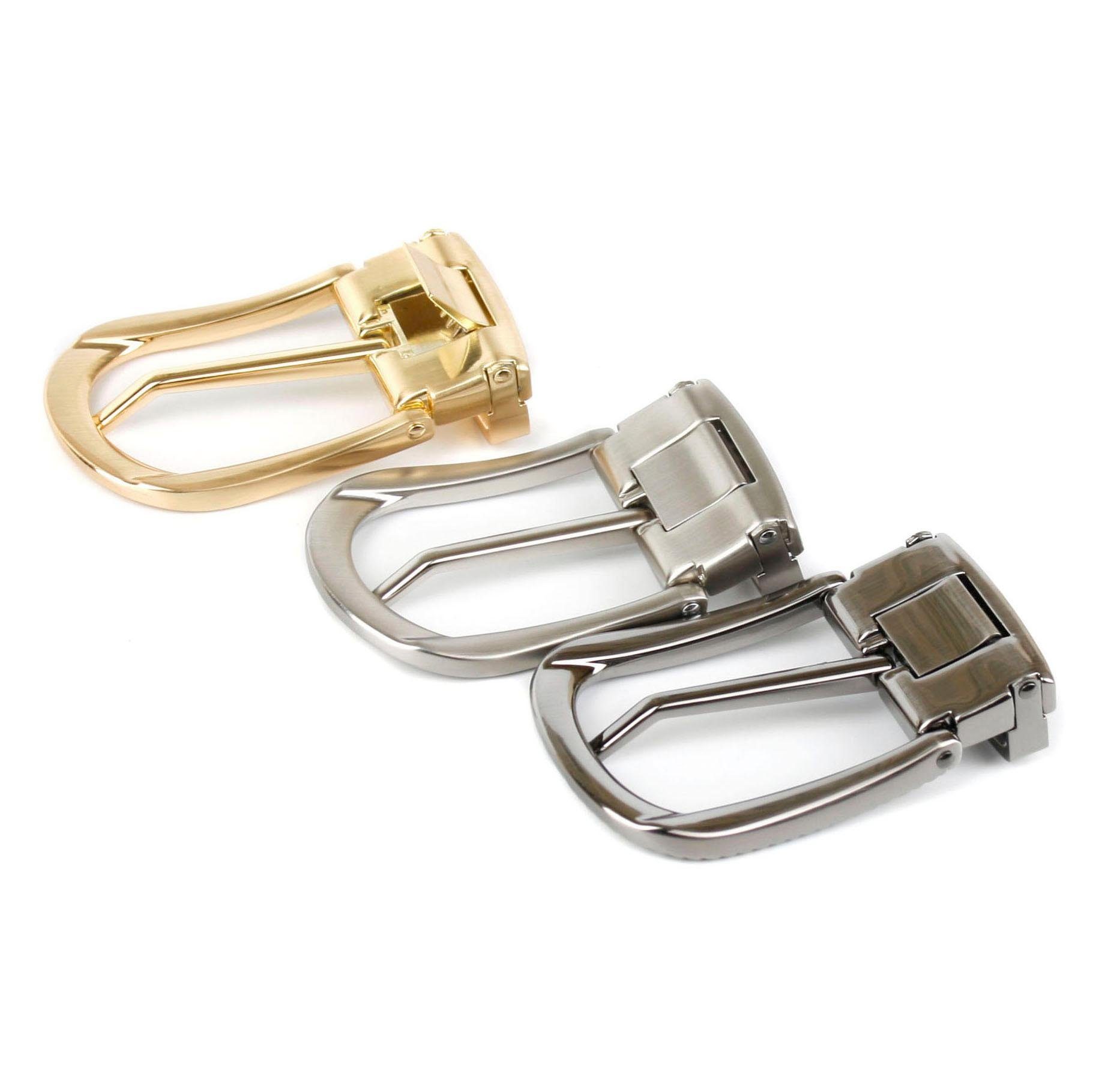 Anthoni Crown Leren riem in rood met pingesp in diamant-zwart