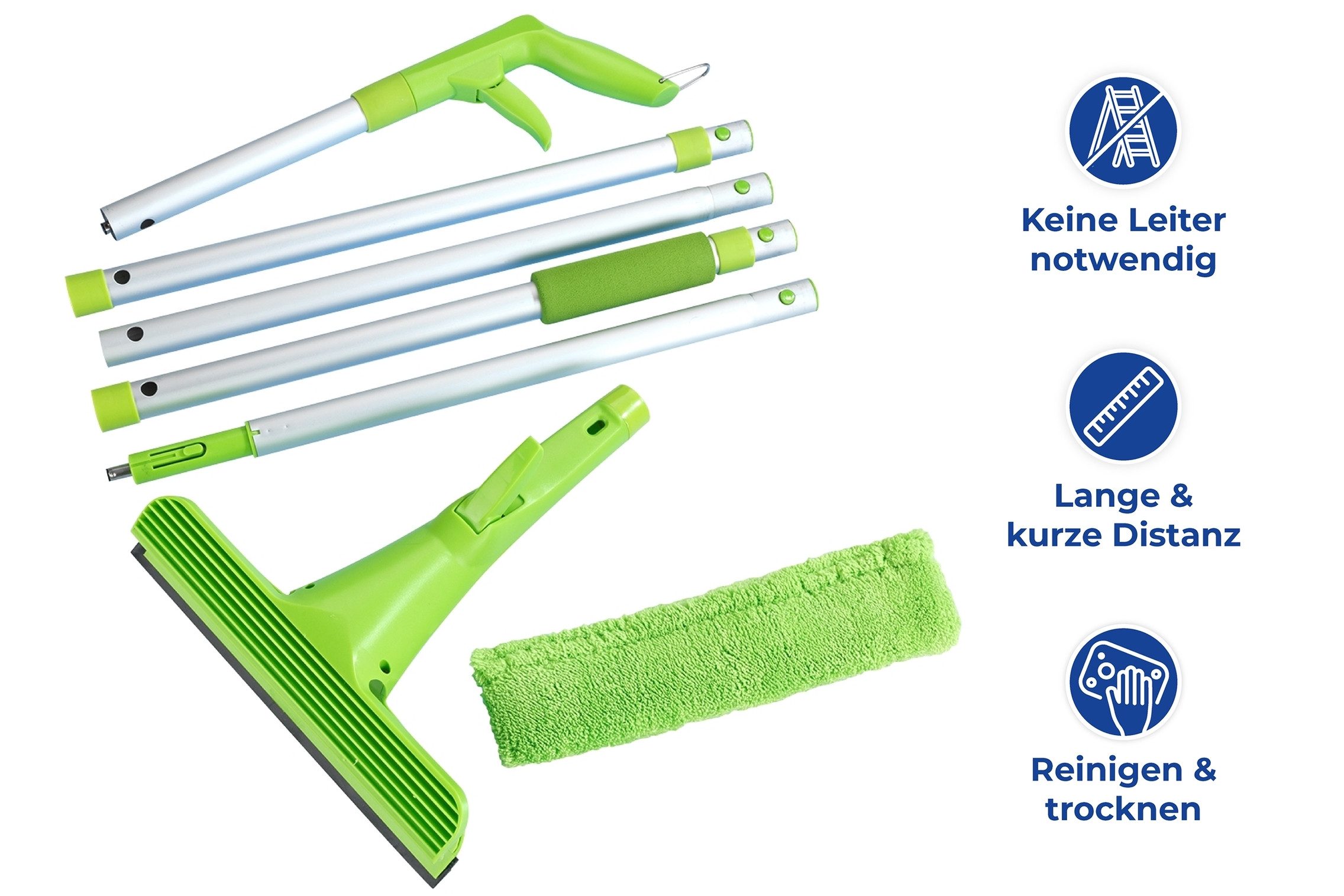 WENKO Ramenwisser Model Maxi maximale werkhoogte 420 cm, wisserbreedte 27 cm