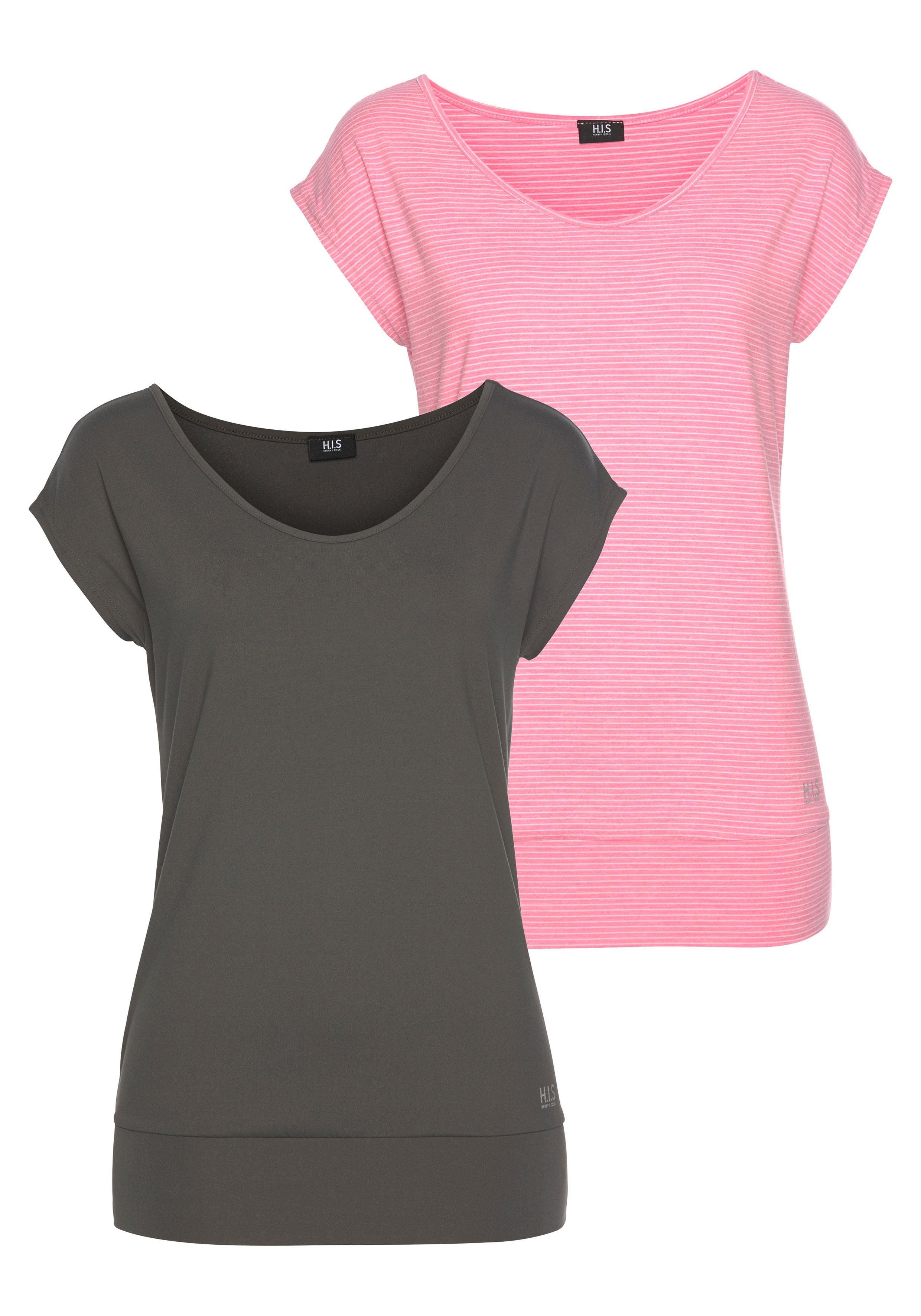 H.I.S Functioneel shirt mouwloos, figuurvriendelijke snit, ideaal voor sport en wandelen (Set van 2)