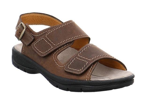 Jomos Sandalen zomerschoen, klittenbandschoen, outdoorschoen, met contraststiksels