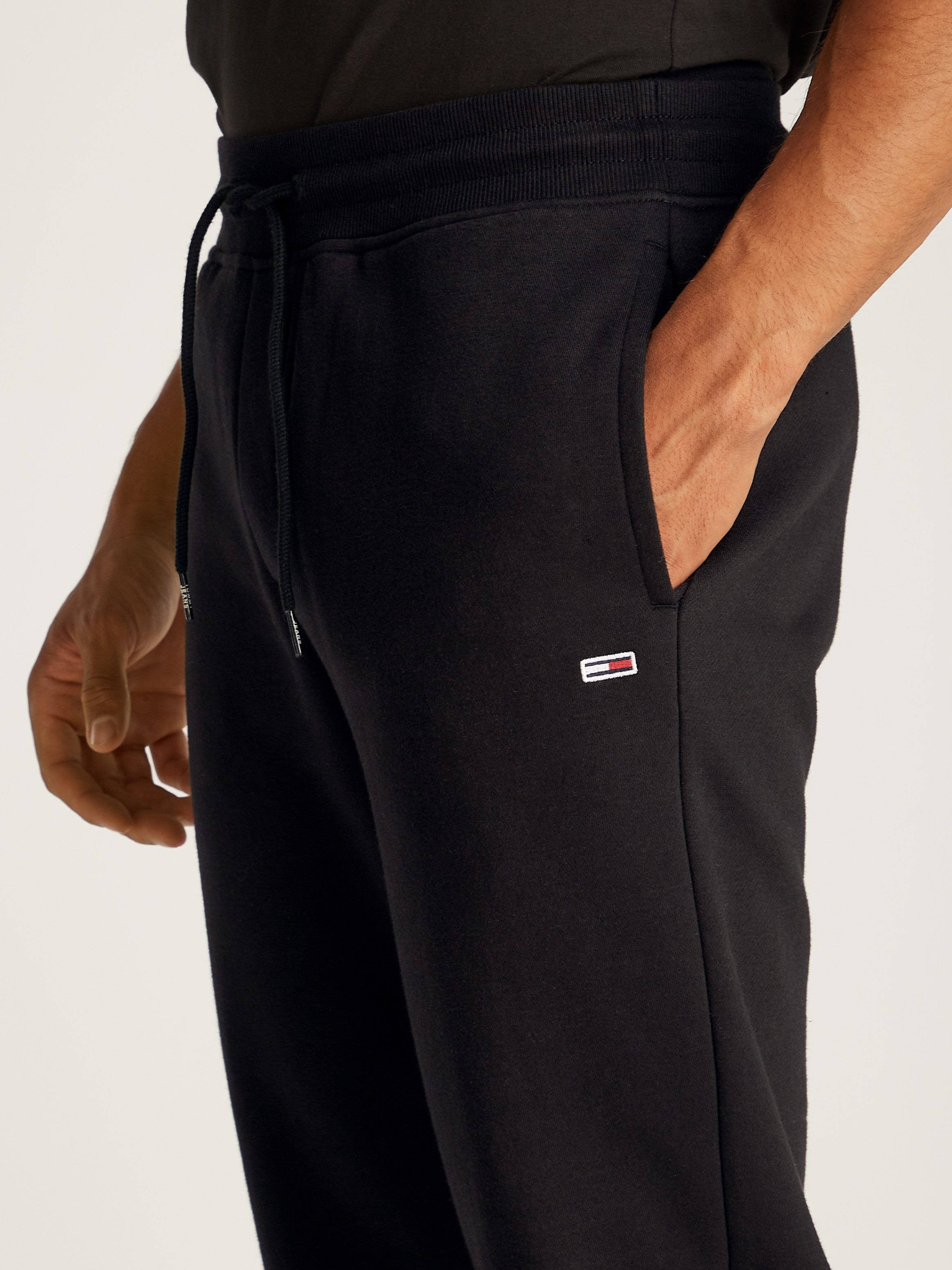 TOMMY JEANS Sweatbroek TJM SLIM S FLAG SWEATPANT