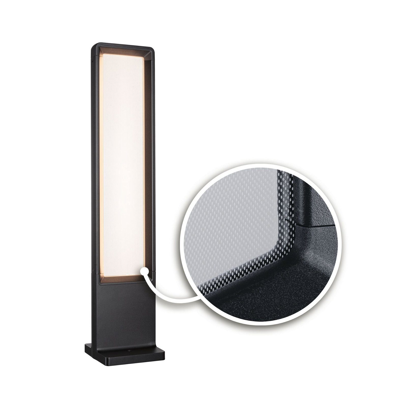 Paulmann Led-bolderlamp Reana 832mm 3000K 2x4W 2x240lm 230V Antraciet Metaal (1 stuk)