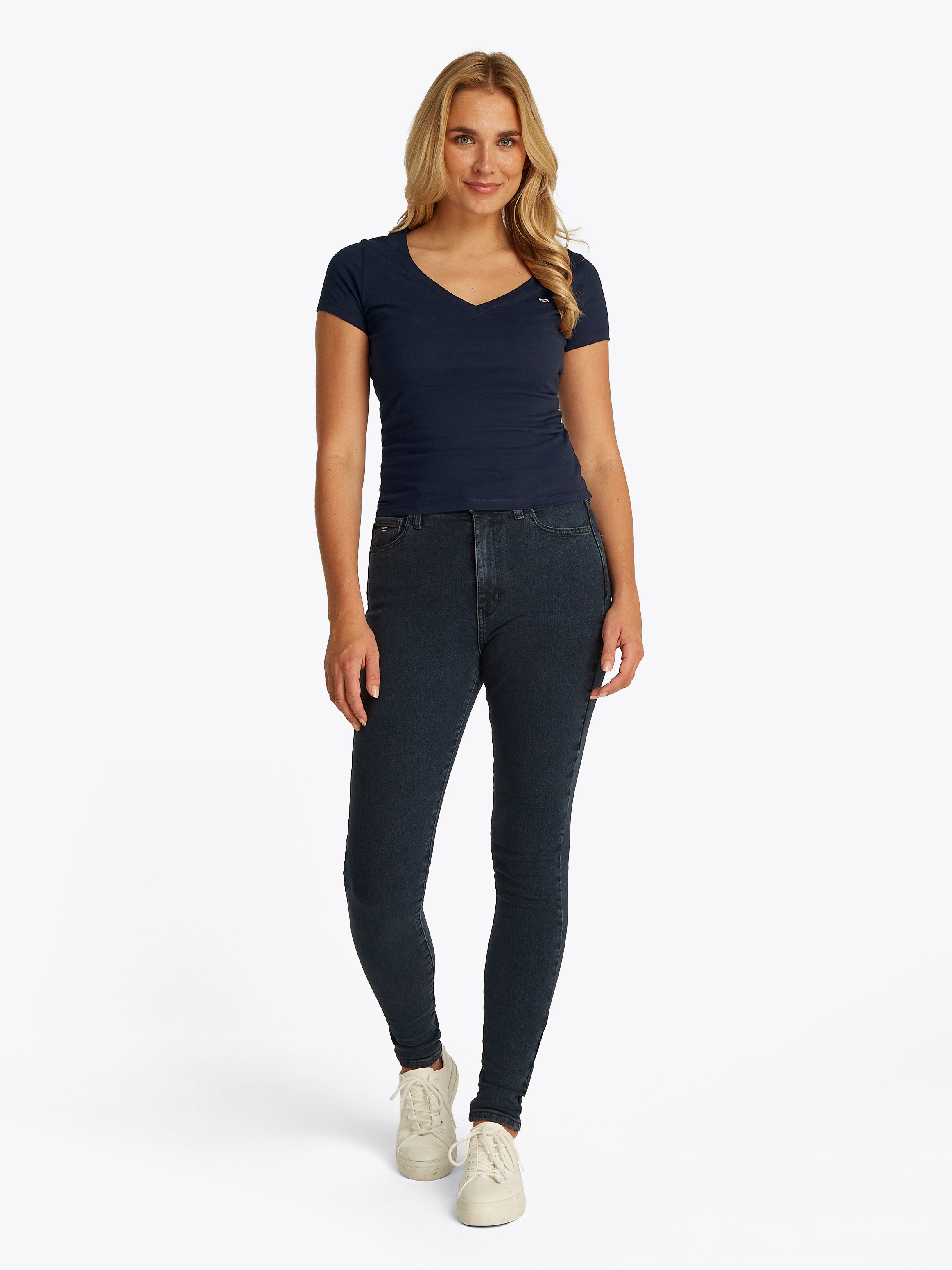 TOMMY JEANS T-shirt TJW SLIM V-NECK TEE