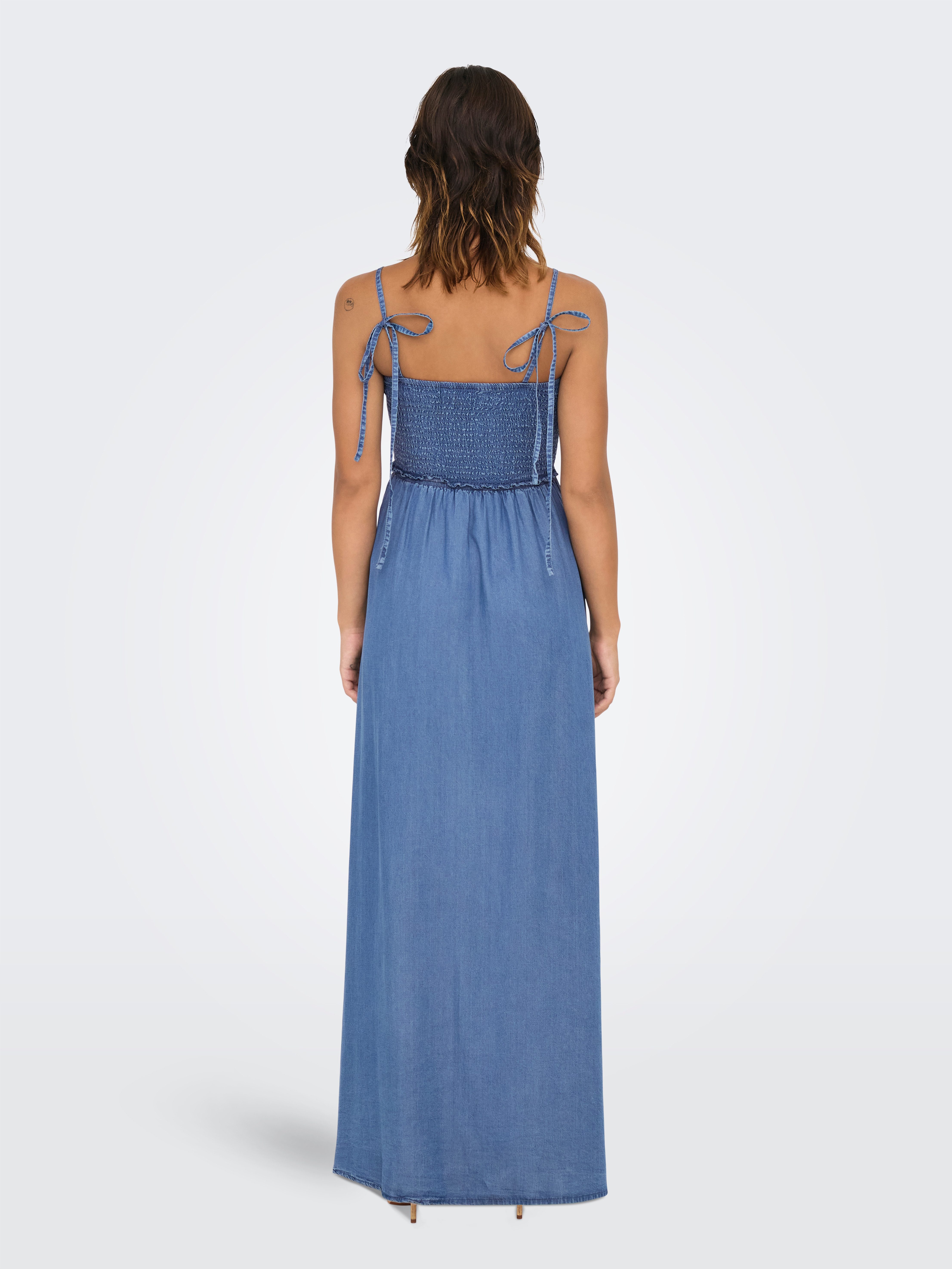 Only Maxi-jurk ONLCHARIS LIFE SMOCK MAXI DRESS WVN