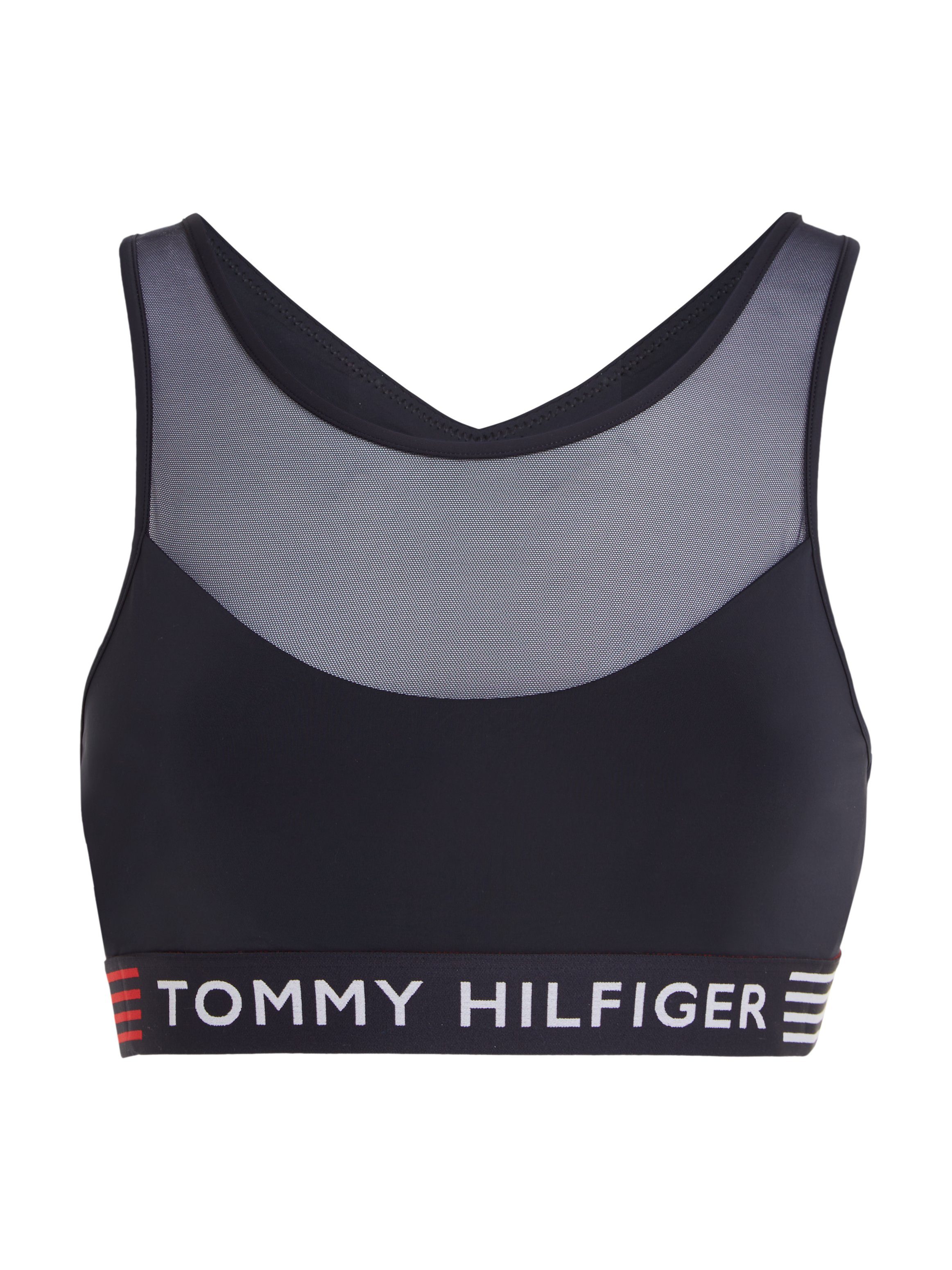 Tommy Hilfiger Underwear Bralette UNLINED BRALETTE met een meshinzet & tommy hilfiger elastische tape
