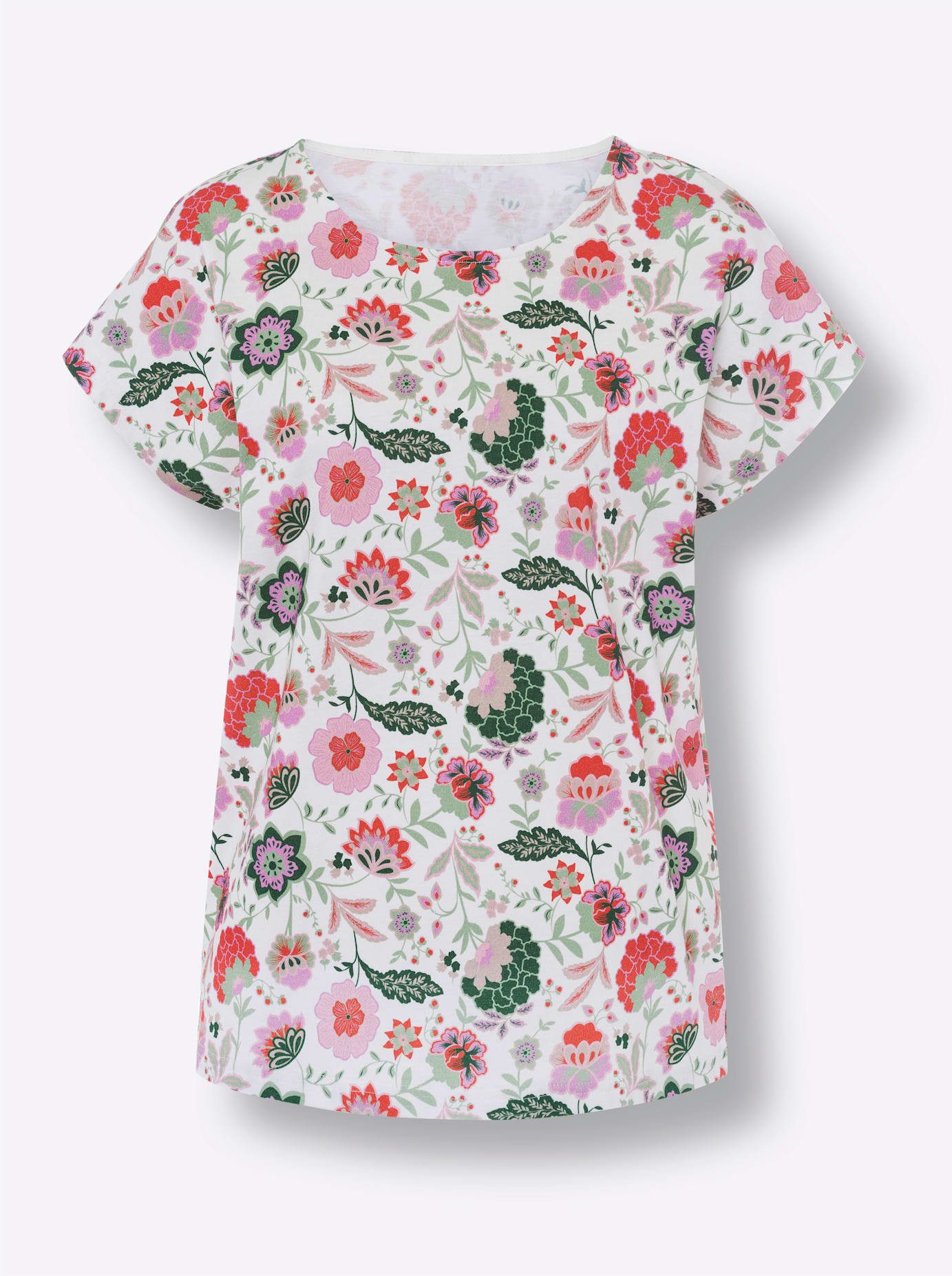 heine Shirt met korte mouwen Gedessineerd shirt (1-delig)