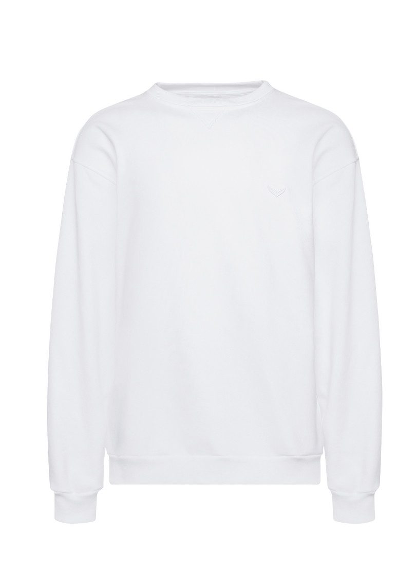 Trigema Sweatshirt TRIGEMA Basis Sweatshirt met zachte binnenkant