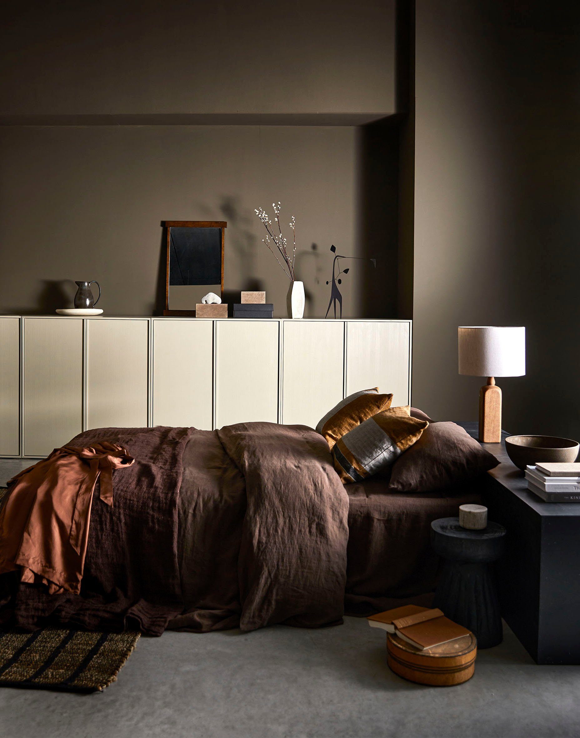 WOOOD Highboard Daily hoge commode Kast met push-to-open functie, H 110 cm x B 100 cm