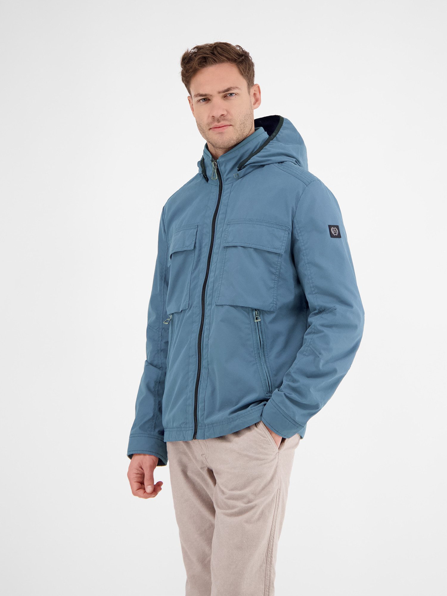 Lerros Outdoorjack LERROS shell-blouson met afneembare capuchon