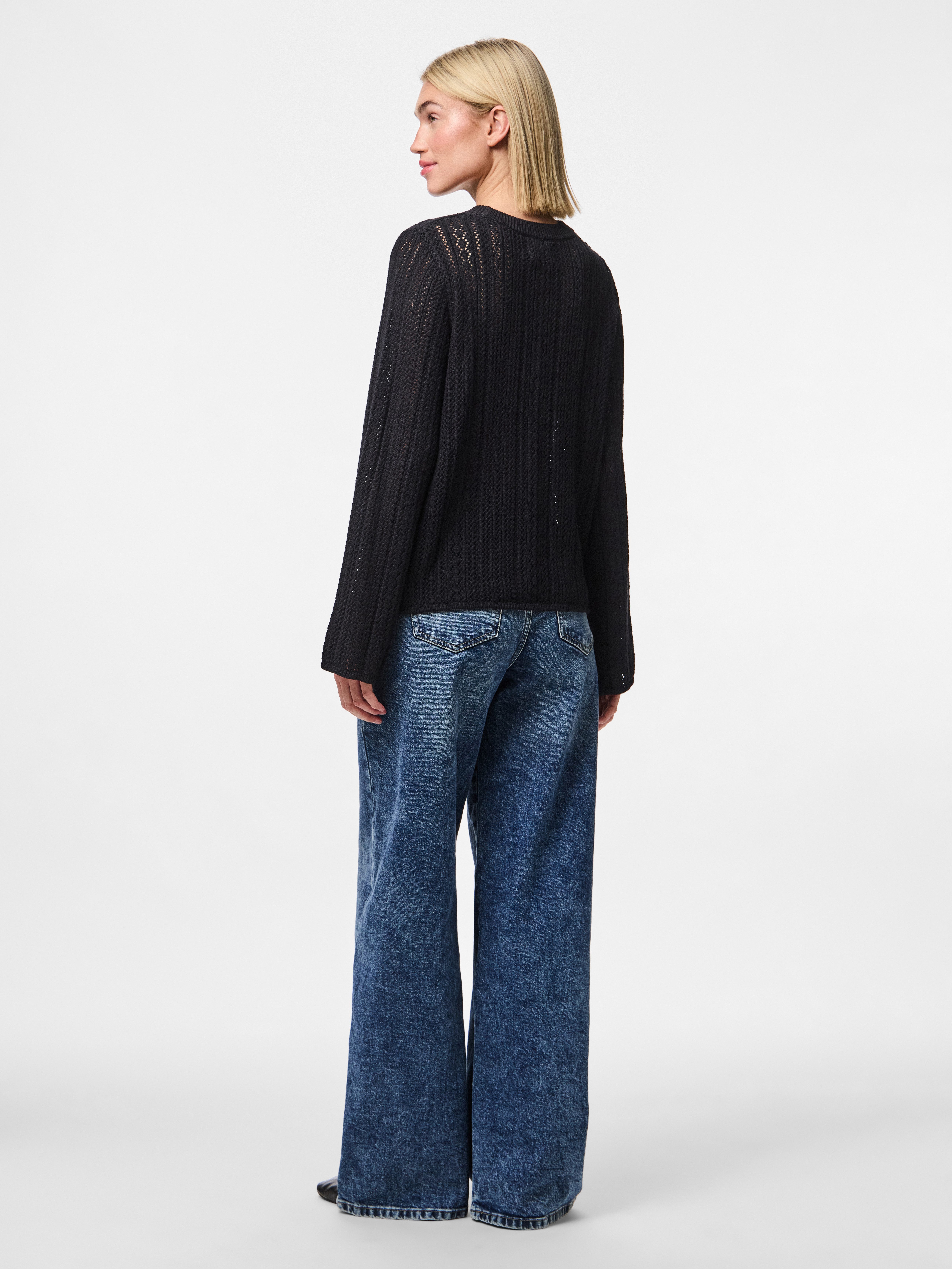 pieces Trui met ronde hals PCNUKA LS O-NECK KNIT NOOS BC