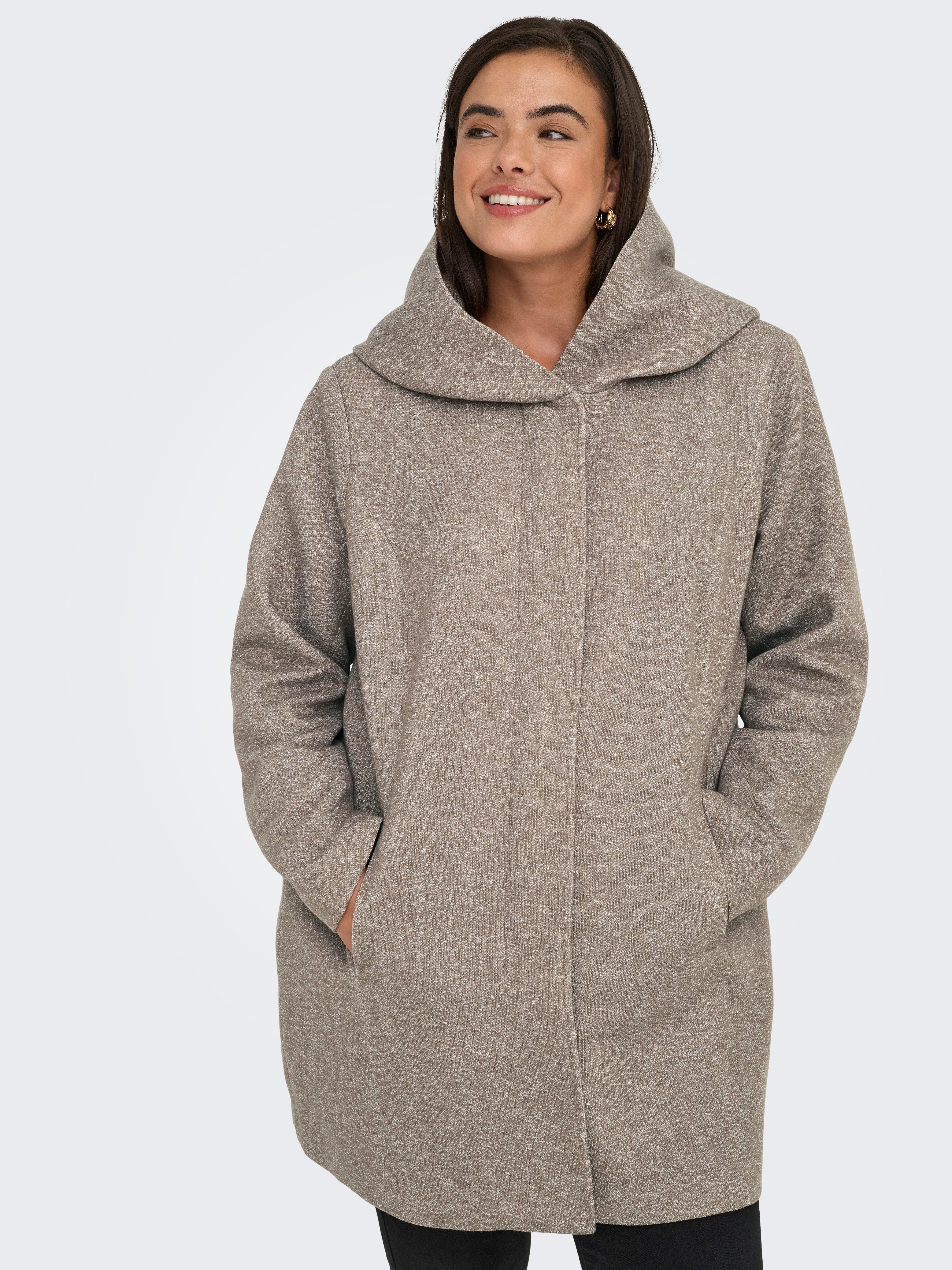 ONLY CARMAKOMA Korte jas CARSEDONA LIGHT COAT OTW NOOS